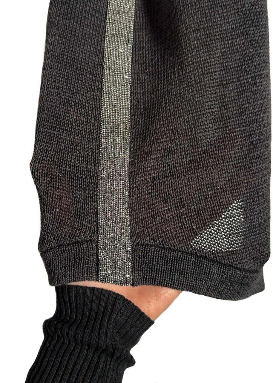 Brunello Cucinelli Brunello Cucinelli Knit Monili Side Band Layered Dress Size S / US 4 / IT 40 - 6 Thumbnail