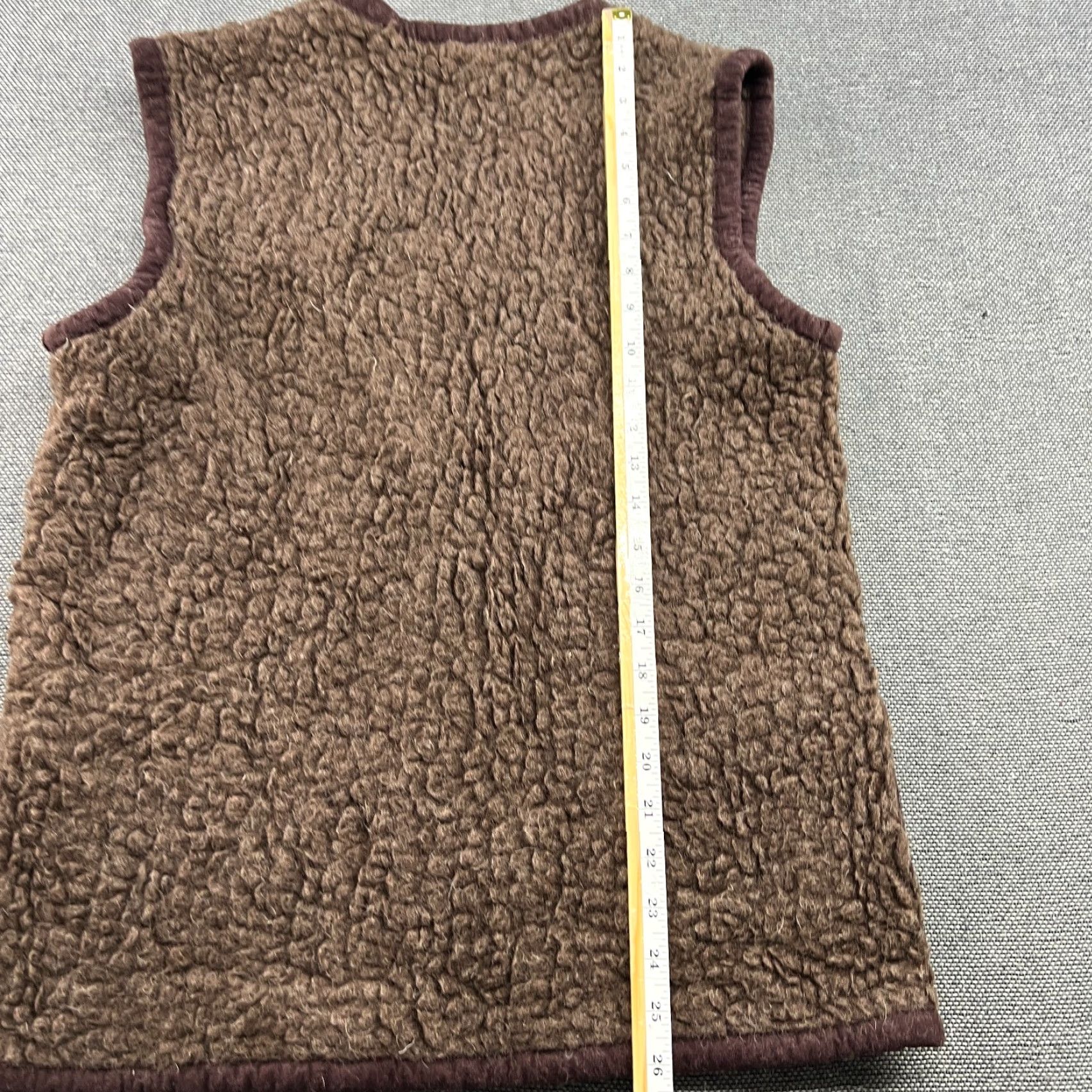 Vintage VINTAGE Alwero Womens Vest XL Full Zip Brown Wool Pile Sherpa Ladies Size XL / US 12-14 / IT 48-50 - 6 Thumbnail