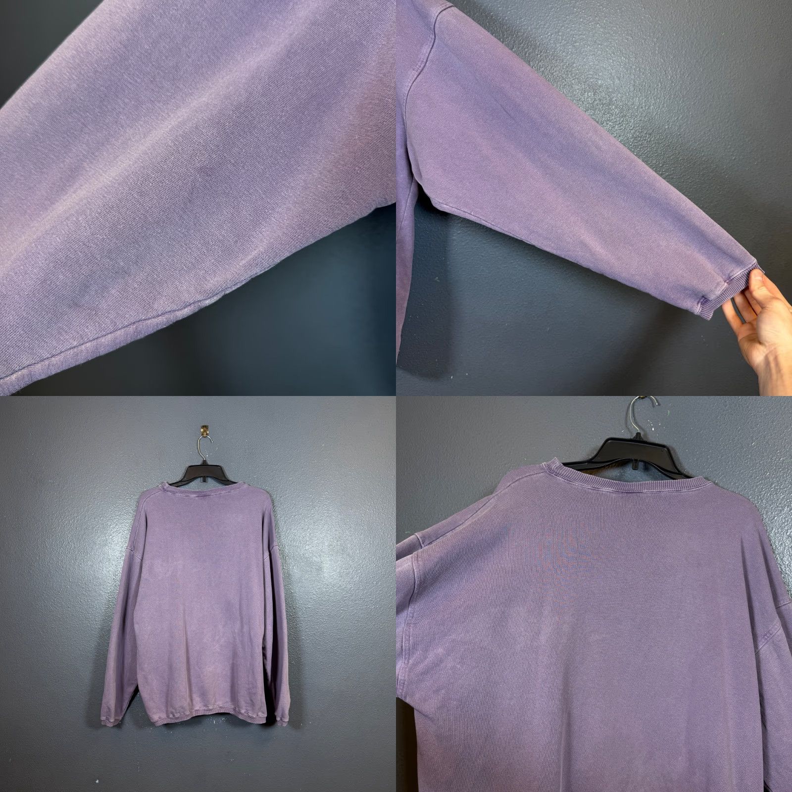 VINTAGE Somers Purple SUNRIVER Crew Neck Sweatshirt XL Men’s Casual Pullover Outdoor