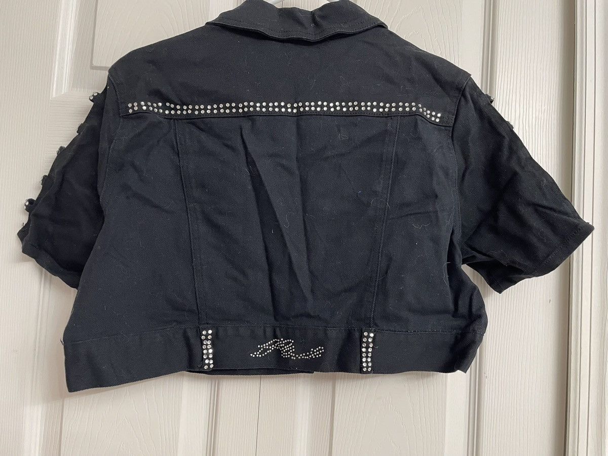 Vintage Vintage Platinum Plush Black Jacket With Rhinestones Size XL Size XL / US 12-14 / IT 48-50 - 7 Thumbnail