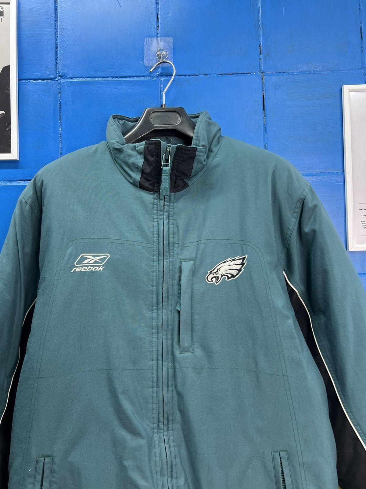 NFL × Vintage Reebok Vintage NFL Philadelphia Eagles jacket Big Logo Back Size US M / EU 48-50 / 2 - 2 Thumbnail