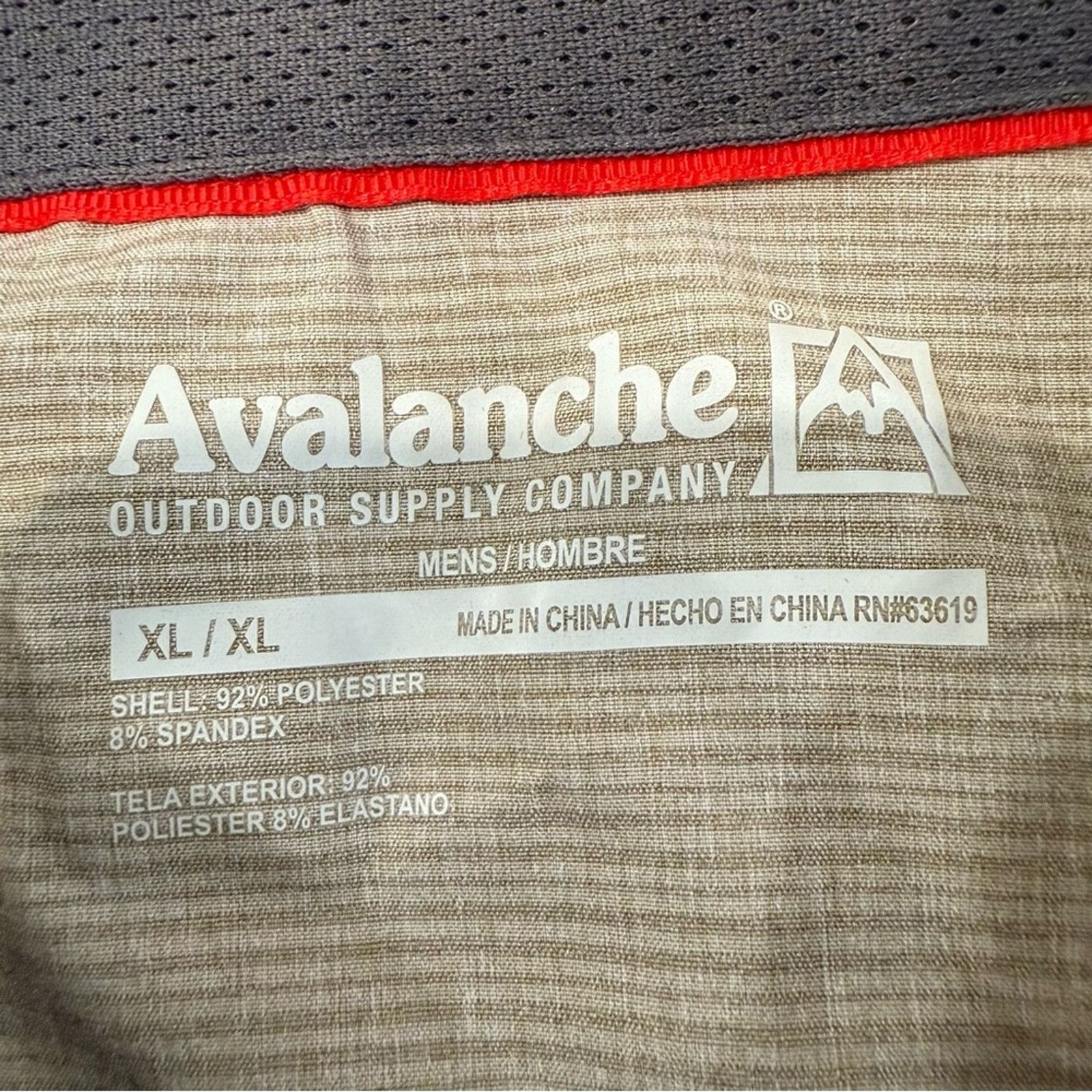 Avalanche Avalanche Casual ShortSleeve ButtonUp Mens XL Beige Outdoors Size US XL / EU 56 / 4 - 4 Thumbnail