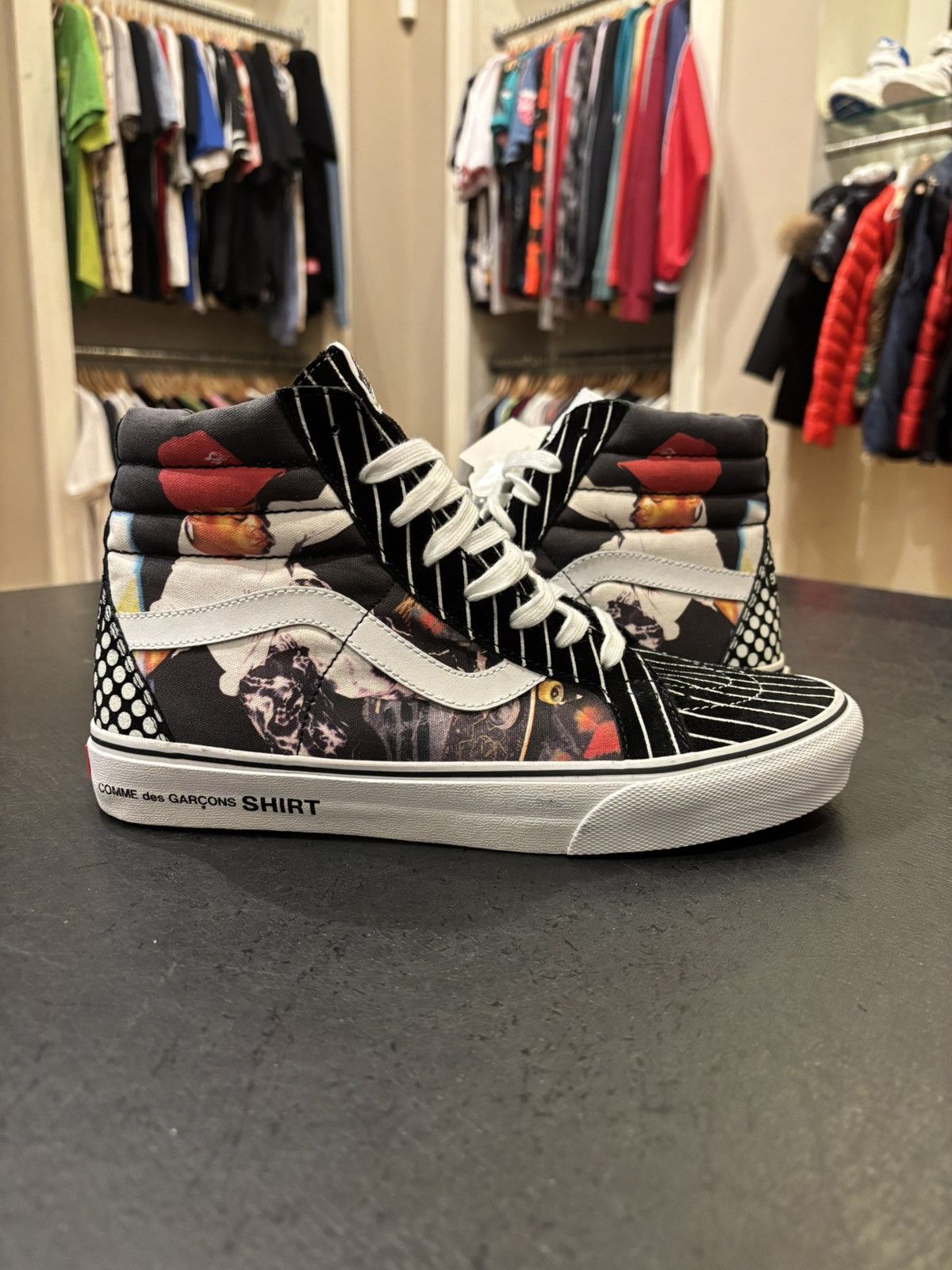 Supreme × Vans Vans X CDG X Supreme High Top Sneaker Size US 8 / EU 41 - 2 Thumbnail