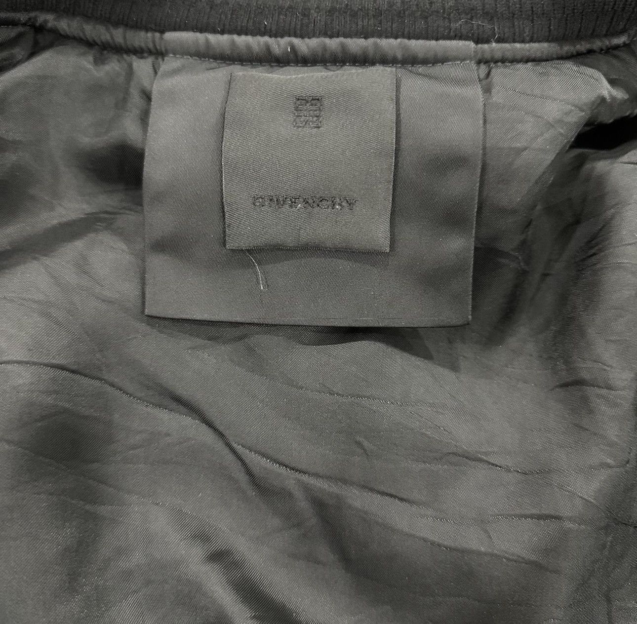 Givenchy Givenchy Black Gathered Bomber Jacket Size US M / EU 48-50 / 2 - 7 Thumbnail