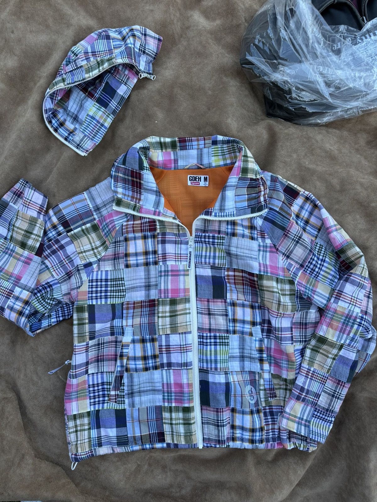 GOODENOUGH × Supreme Supreme Goodenough Patchwork Hooded Jacket Size US M / EU 48-50 / 2 - 1 Thumbnail