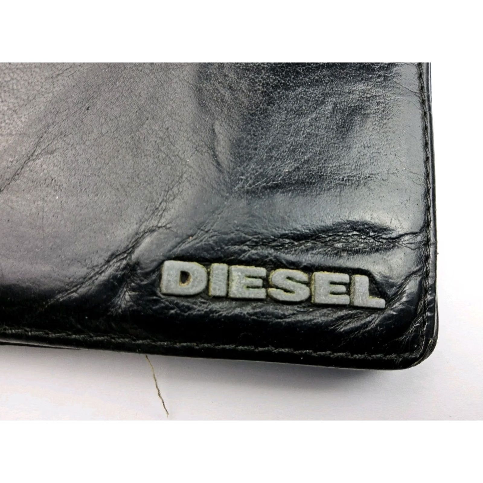 Diesel Diesel Wallet Bifold Leather Full Size Men Black Size ONE SIZE - 5 Thumbnail