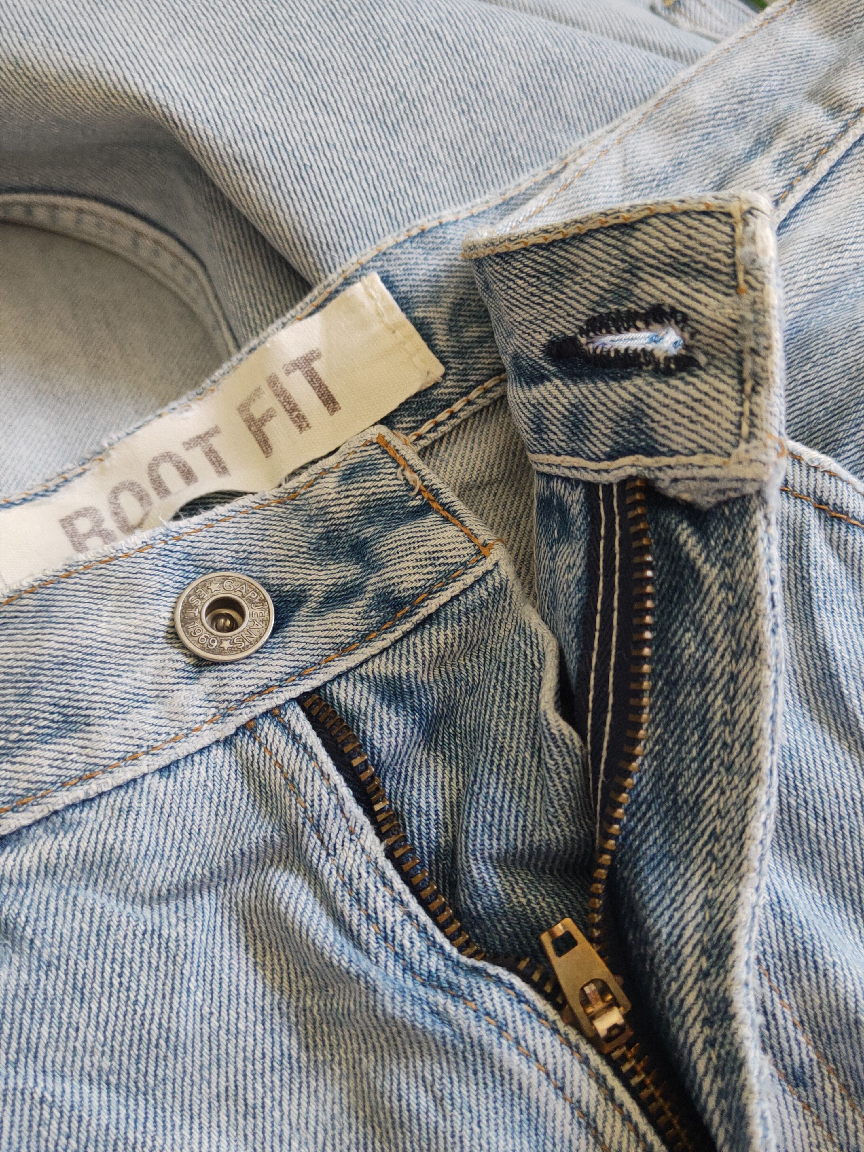 Gap GAP Blue Faded Distressed Ripped Jeans #1666 Size US 30 / EU 46 - 15 Thumbnail