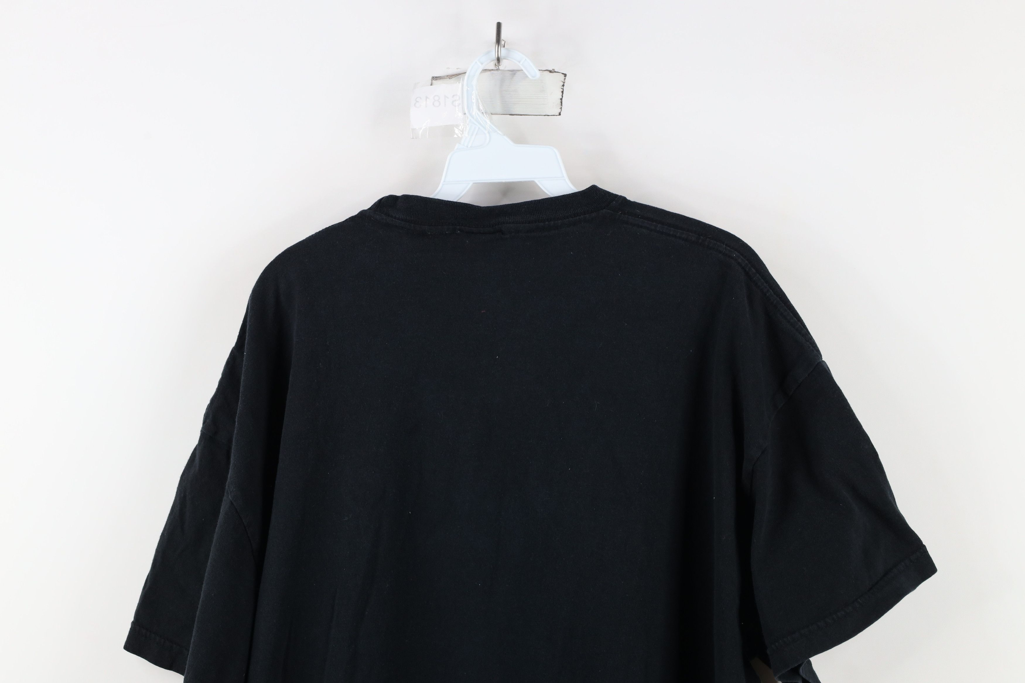 Vintage Vintage 90s Y2K Eagle Tribal Racing T-Shirt Black Cotton Size US XXL / EU 58 / 5 - 10 Thumbnail
