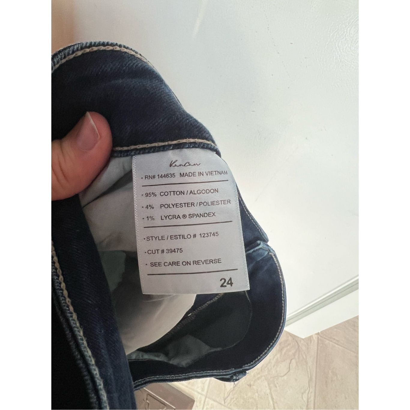 Other Kancan Distressed Skinny Jeans Woman’s 24 Plus Size Size 42" / US 20 - 10 Thumbnail