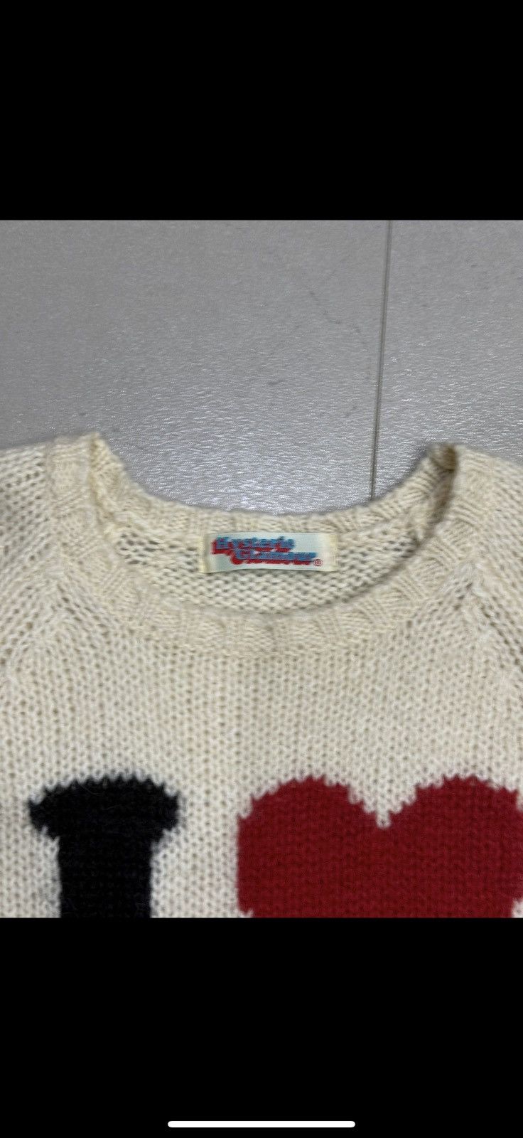 Hysteric Glamour hysteric glamour i love hg mohair knit sweater Size US S / EU 44-46 / 1 - 2 Thumbnail