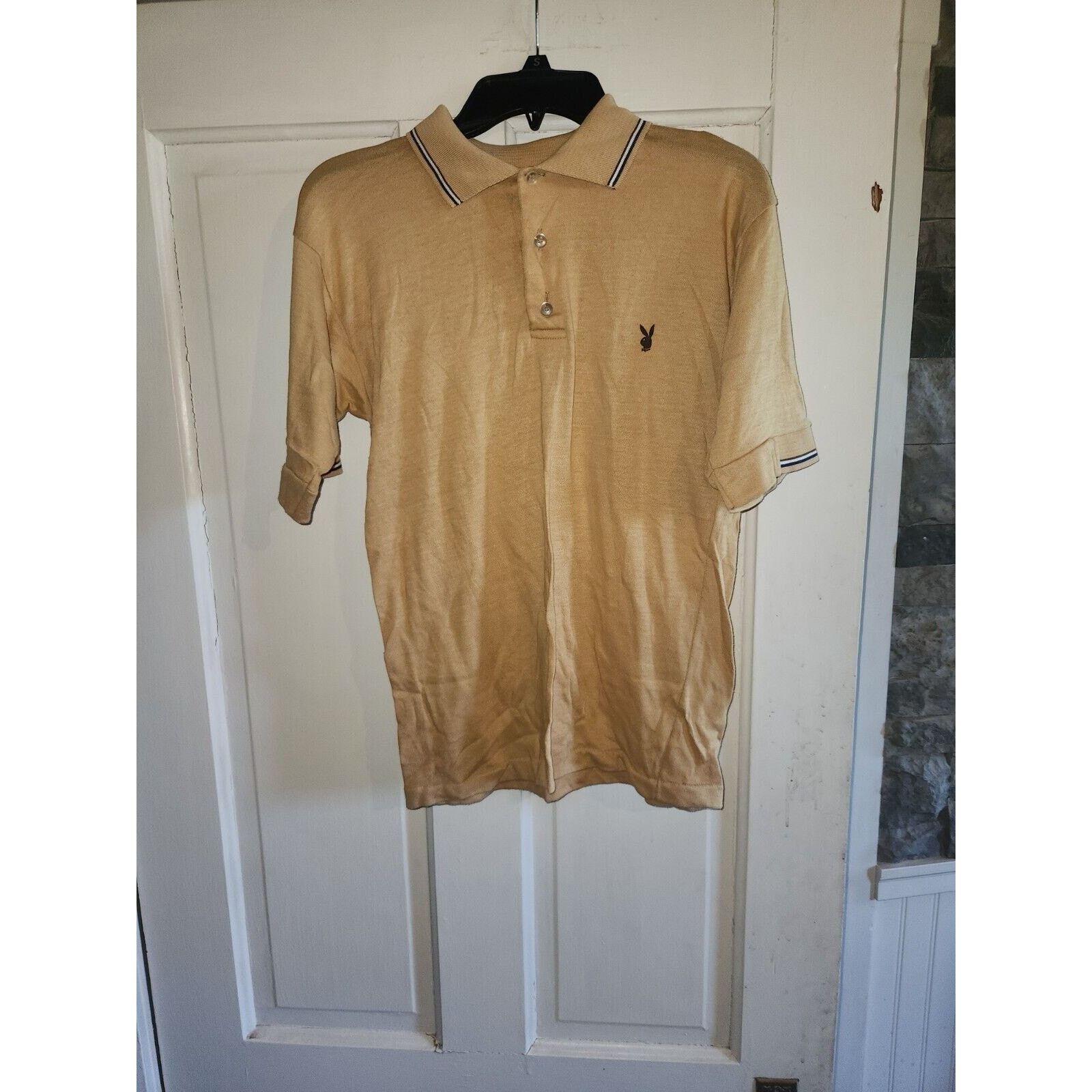 Artek PLAYBOY Polo Shirt M Retro Classic Tee Artex Bunny VTG70s80s Size US M / EU 48-50 / 2 - 1 Thumbnail
