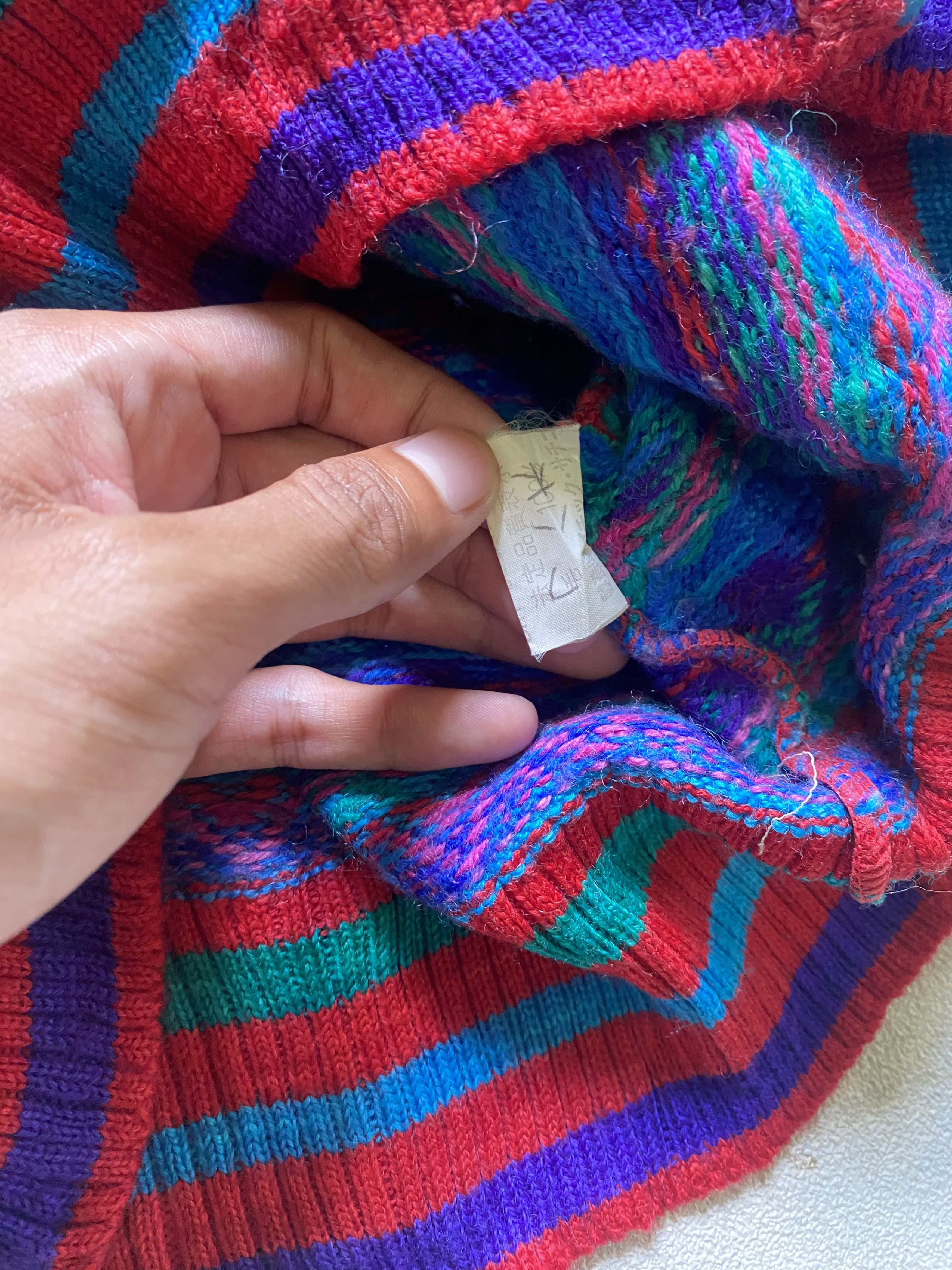Japanese Brand Vintage hand knit Japanese Cardigan By Morioka Sachiko Size S / US 4 / IT 40 - 3 Thumbnail