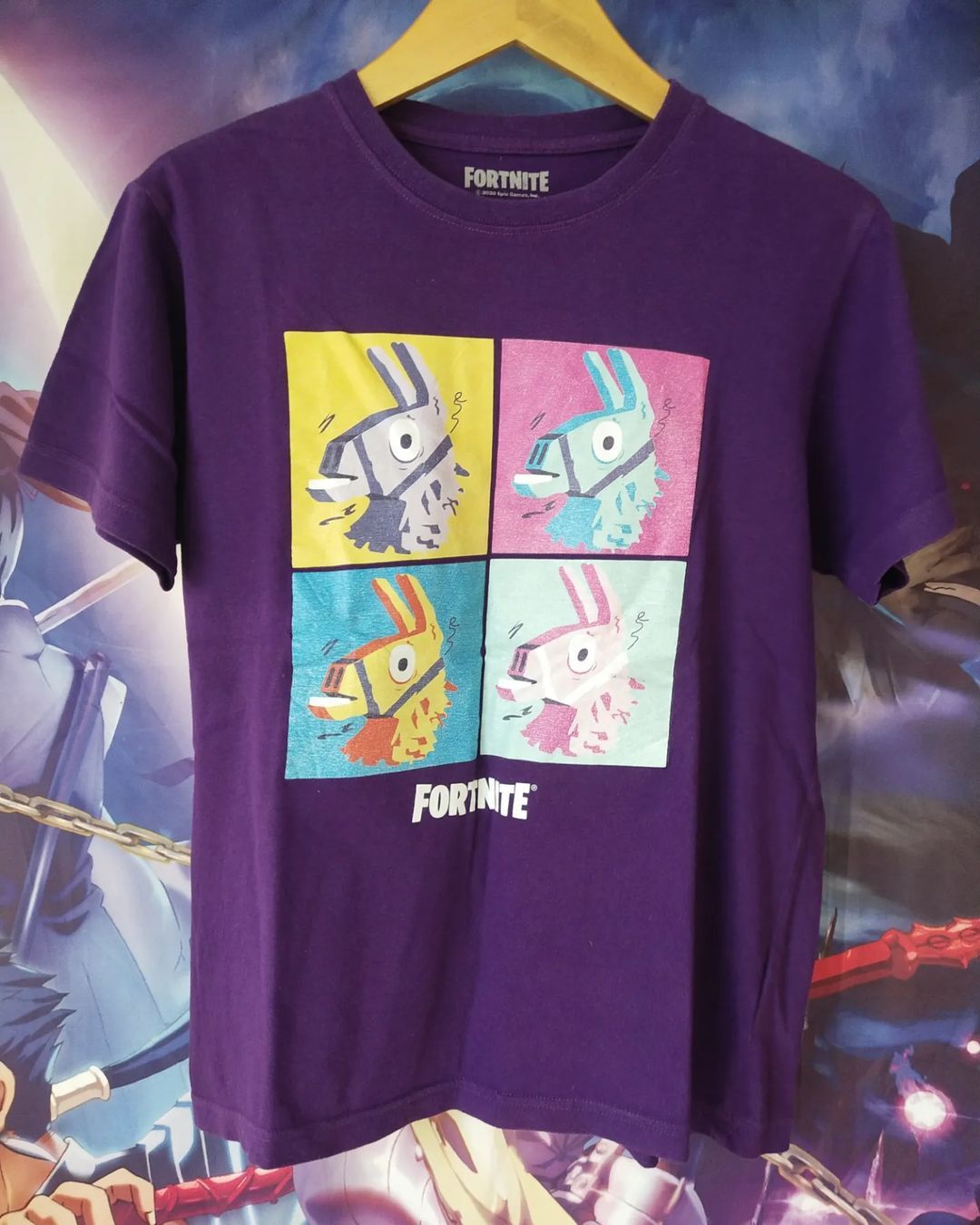 Anime × The Game Fortnite Purple Graphic Official Game Tees Size US M / EU 48-50 / 2 - 1 Thumbnail
