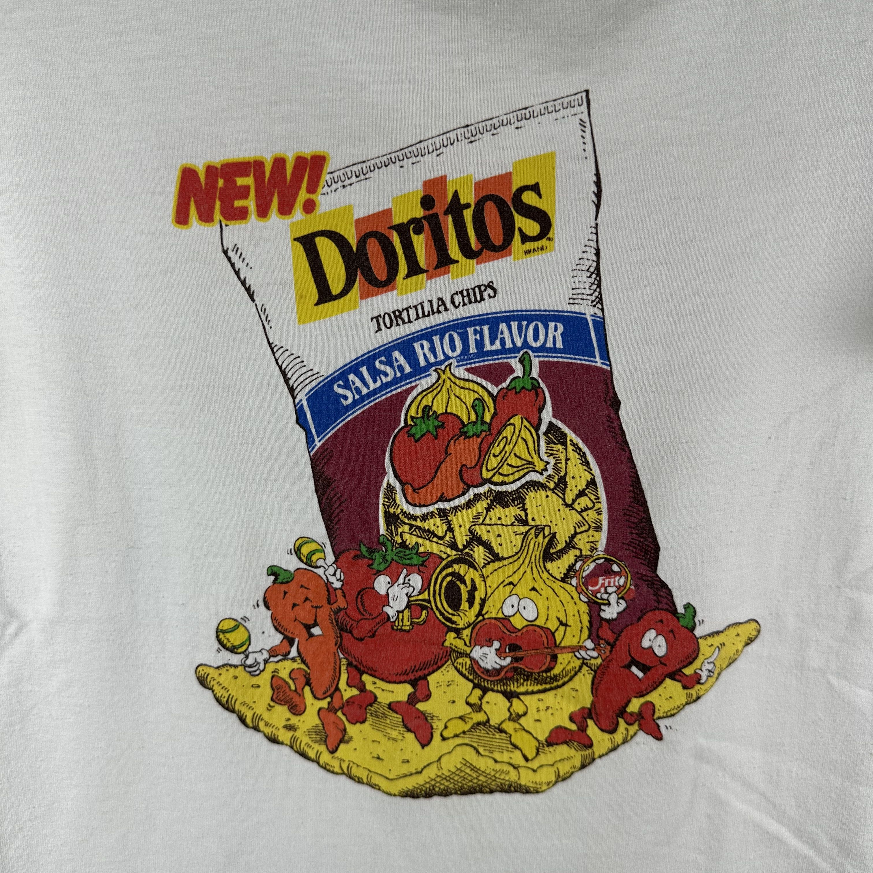 Vintage 80s Doritos Tortila Chips Salsa Rio Flaver Snack T-Shirt Size US M / EU 48-50 / 2 - 2 Thumbnail