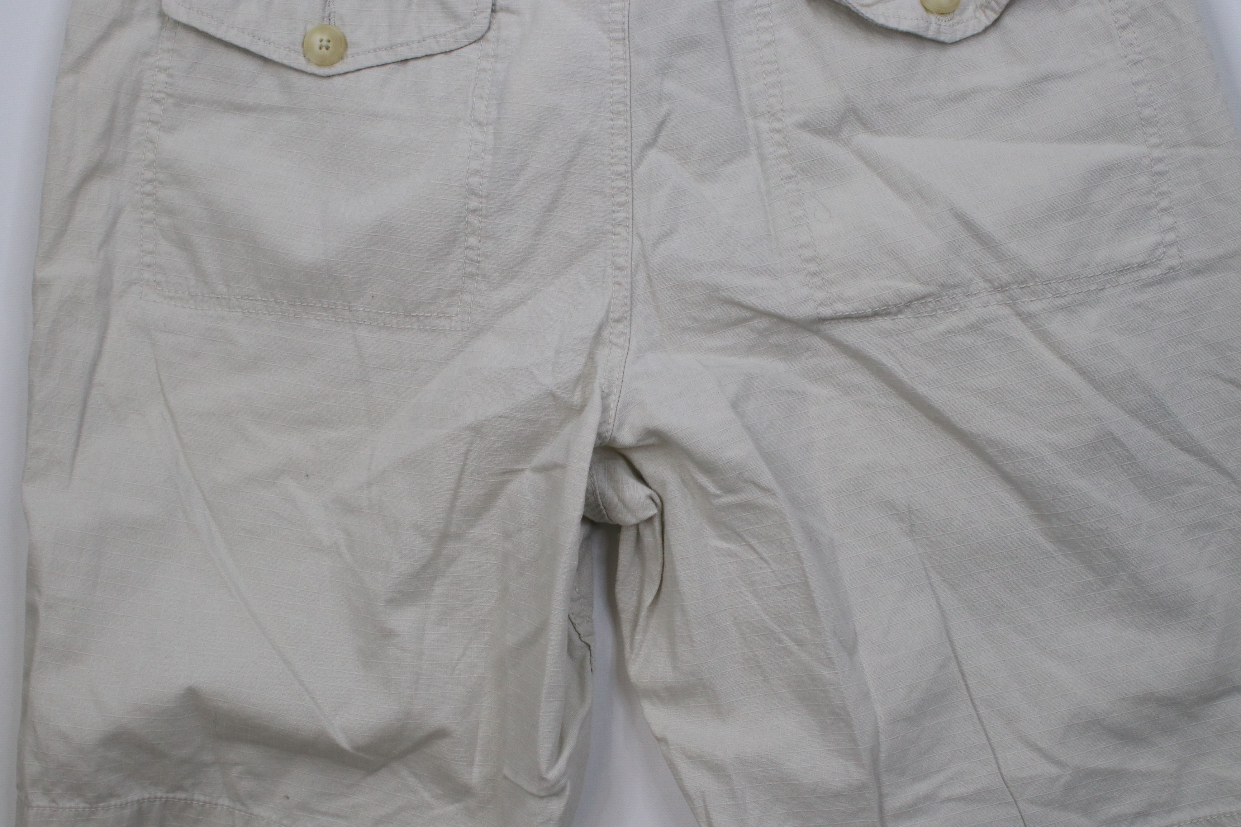 J.Crew Vintage Y2K J Crew Knee Ripstop Utility Shorts Stone Cotton Size US 34 / EU 50 - 10 Thumbnail
