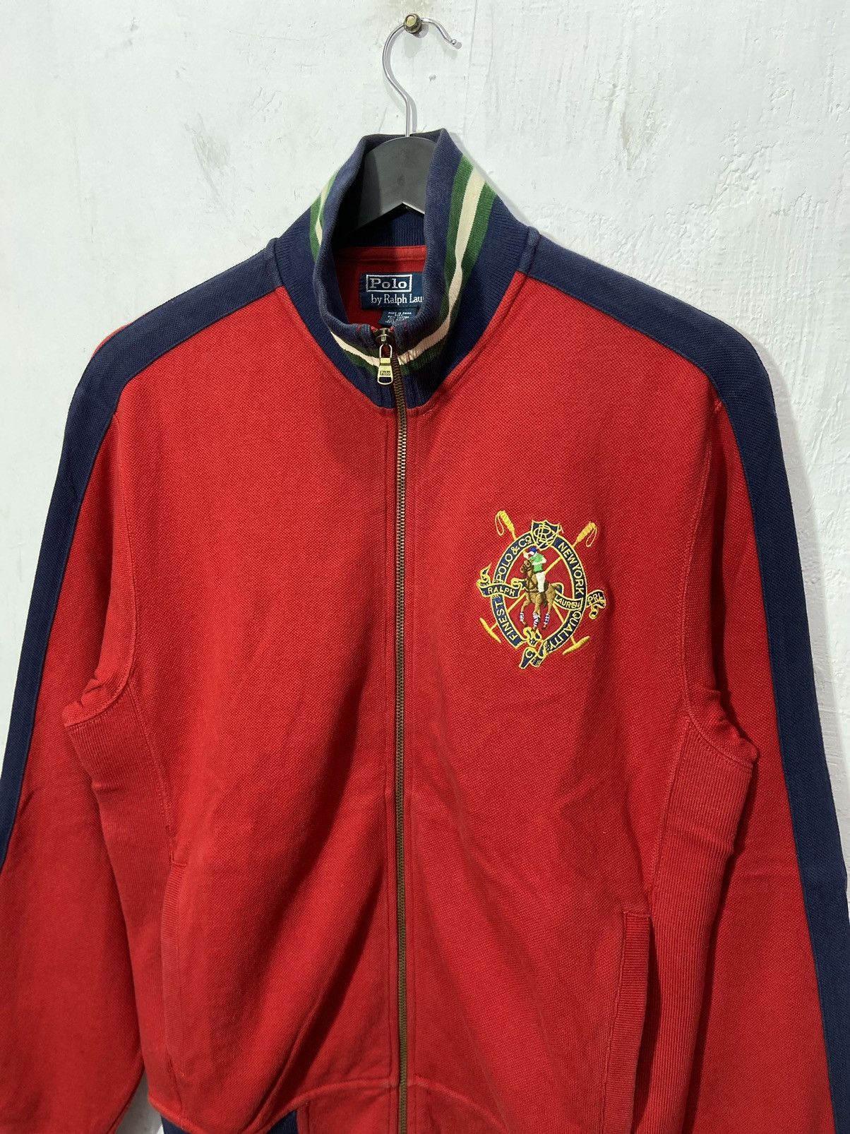 RRL Ralph Lauren Polo by Ralph Lauren Track Jacket Red Size US M / EU 48-50 / 2 - 3 Thumbnail