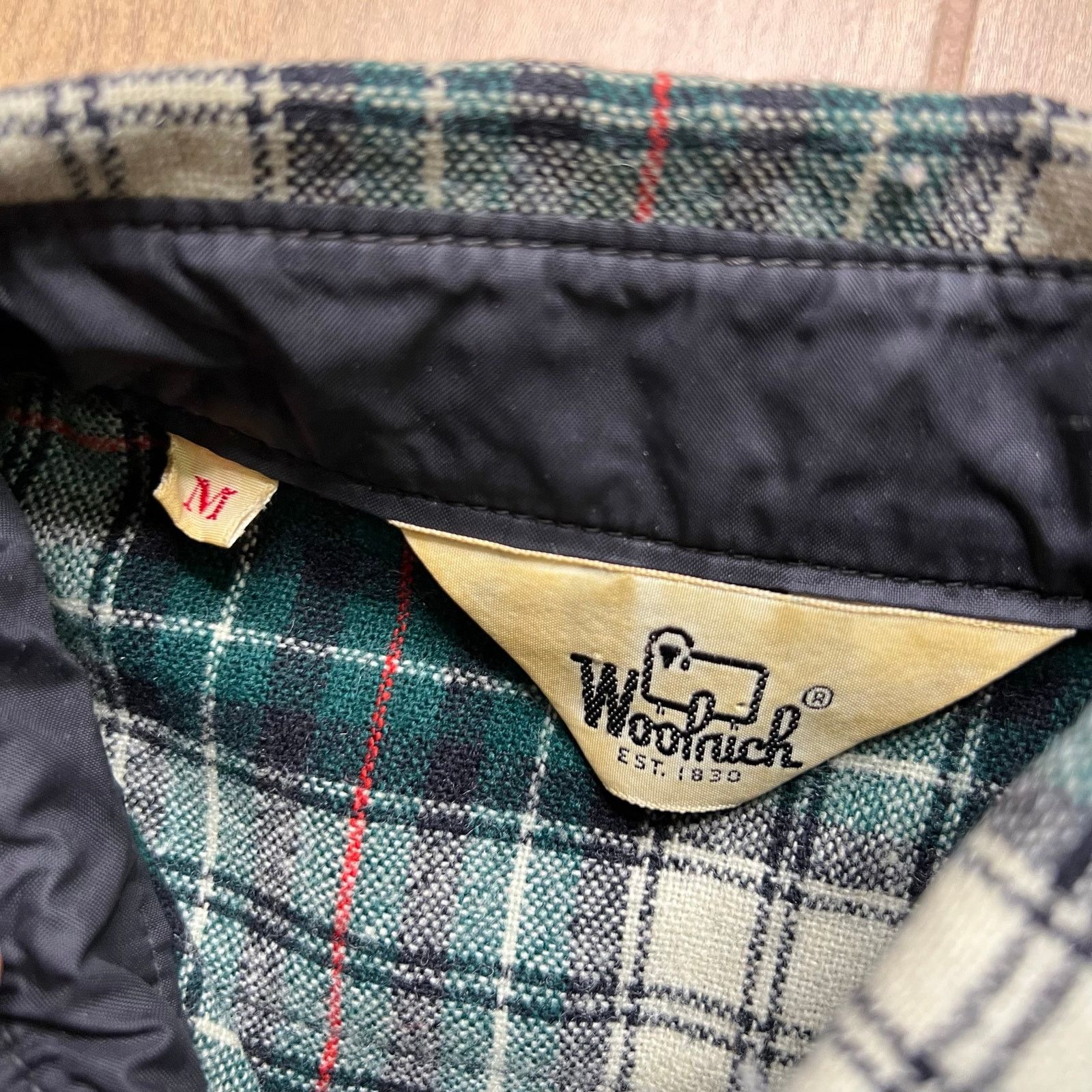 Woolrich Woolen Mills Woolrich Plaid Wool Shirt Flannel Mens Medium Green Lined Size US M / EU 48-50 / 2 - 3 Thumbnail