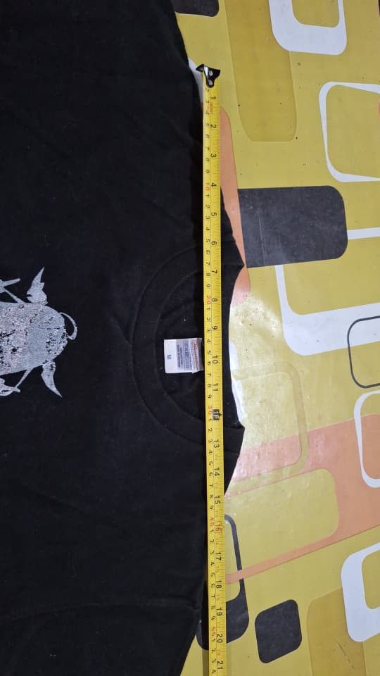Vintage B29-03 VINTAGE ANIME LADY GIRL black shirt Size US L / EU 52-54 / 3 - 4 Thumbnail