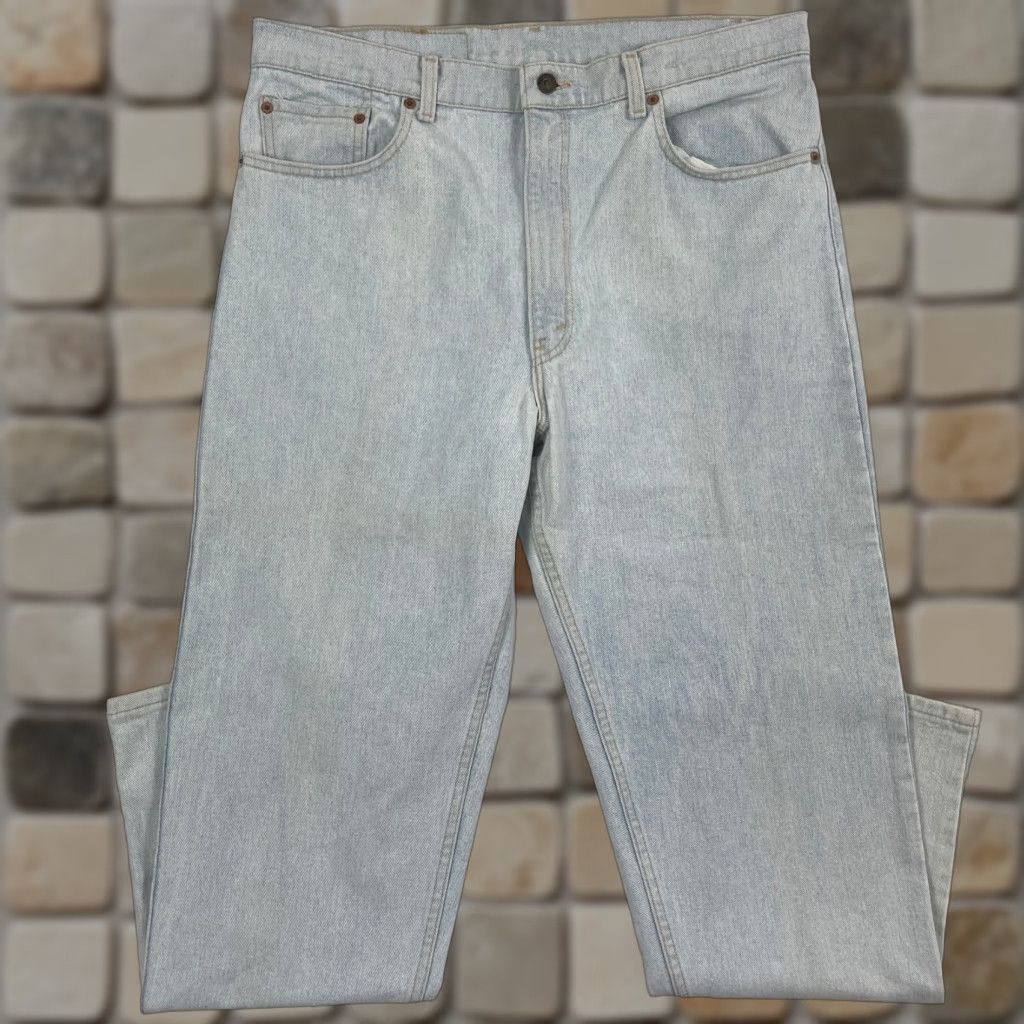 Levi's VINTAGE Levi's 550 Jeans Men 38x32 Straight Leg Blue Denim USA Size US 38 / EU 54 - 1 Thumbnail