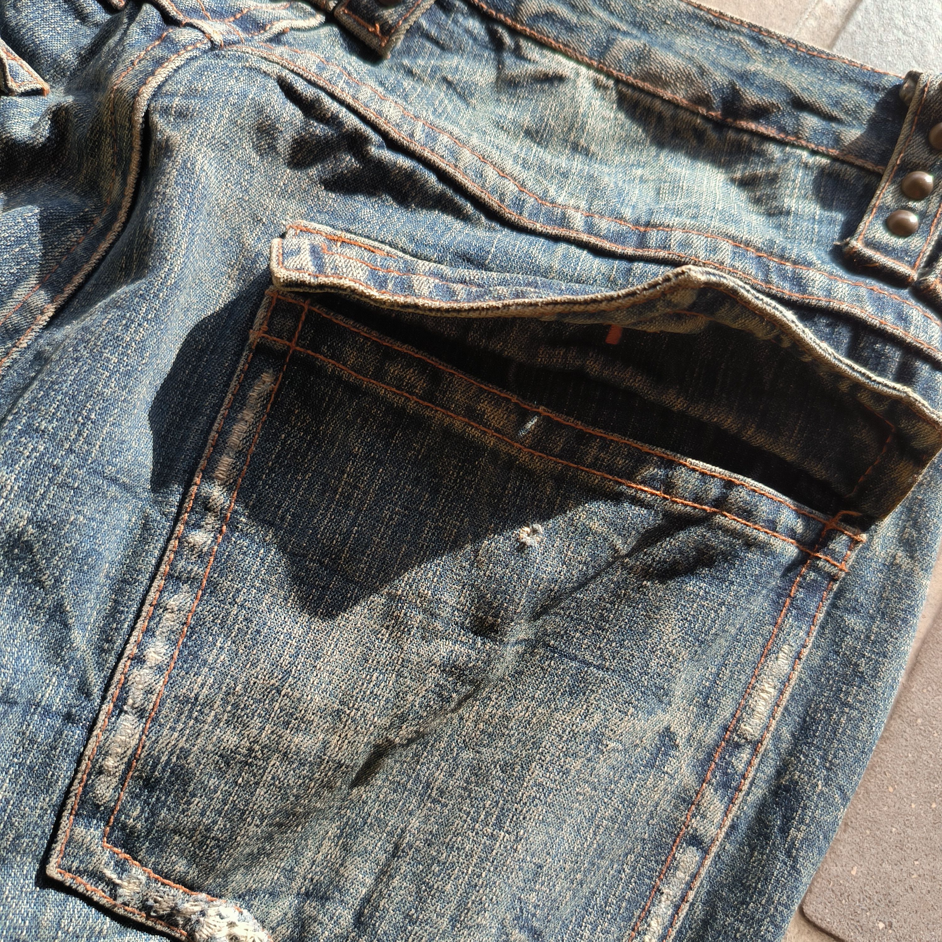 LOWBOX Vintage 2000s LOWBLOX Flared Jeans Size US 33 - 9 Thumbnail