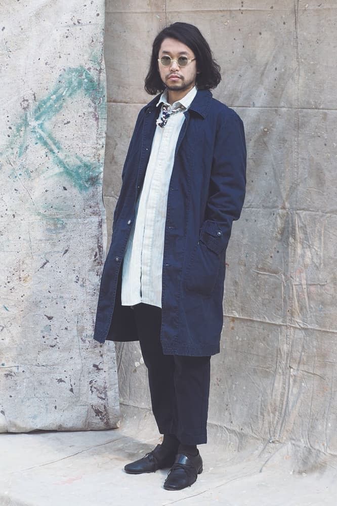 Porter Classic Porter Classic Indigo Trench Coat Kapital Visvim Needles 45r Size US M / EU 48-50 / 2 - 8 Thumbnail