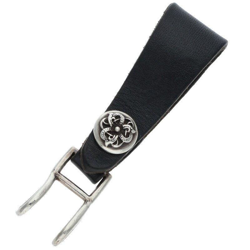 Chrome Hearts Celtic Ball Button Leather Belt