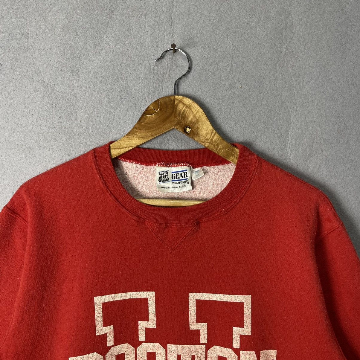 Gear for Sports Vintage Boston University Crewneck Sweatshirt Number 7 Size US M / EU 48-50 / 2 - 2 Thumbnail
