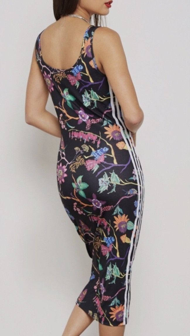 ADIDAS ORIGINALS POISONOUS GARDEN SLIM TANK DRESS Small