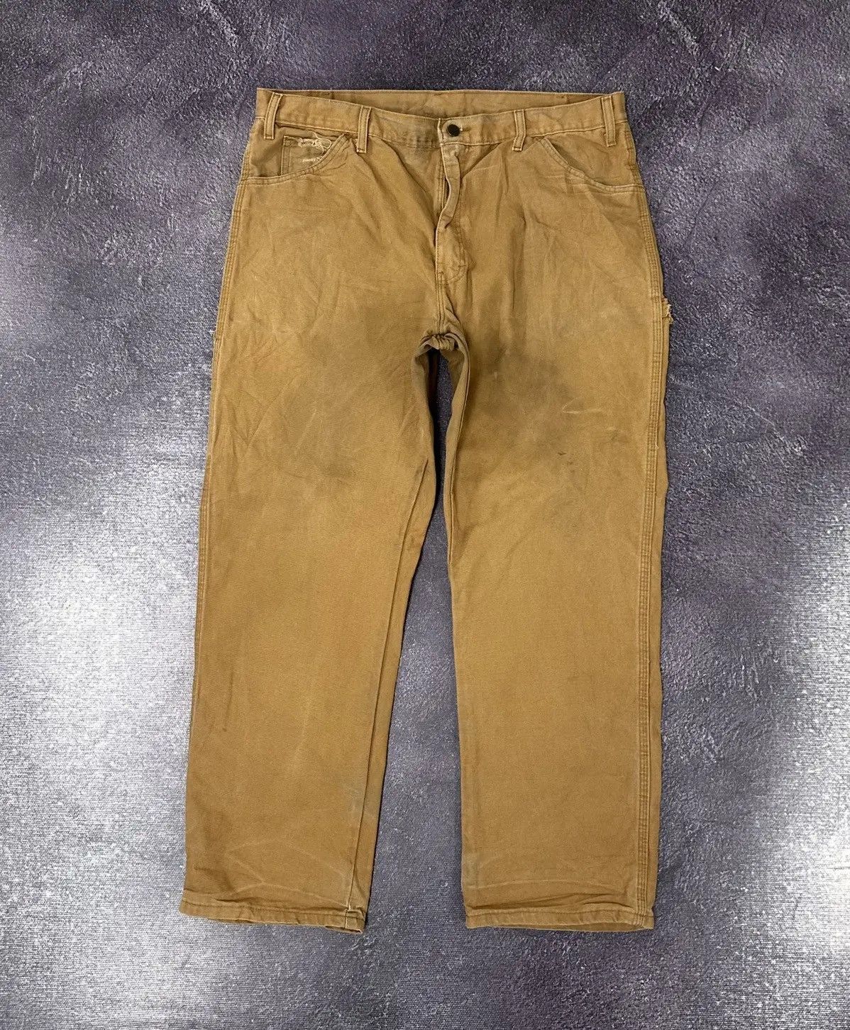 Dickies × Vintage Vintage Dickies Orange American Carpenter Work Baggy Pants Size US 38 / EU 54 - 2 Thumbnail