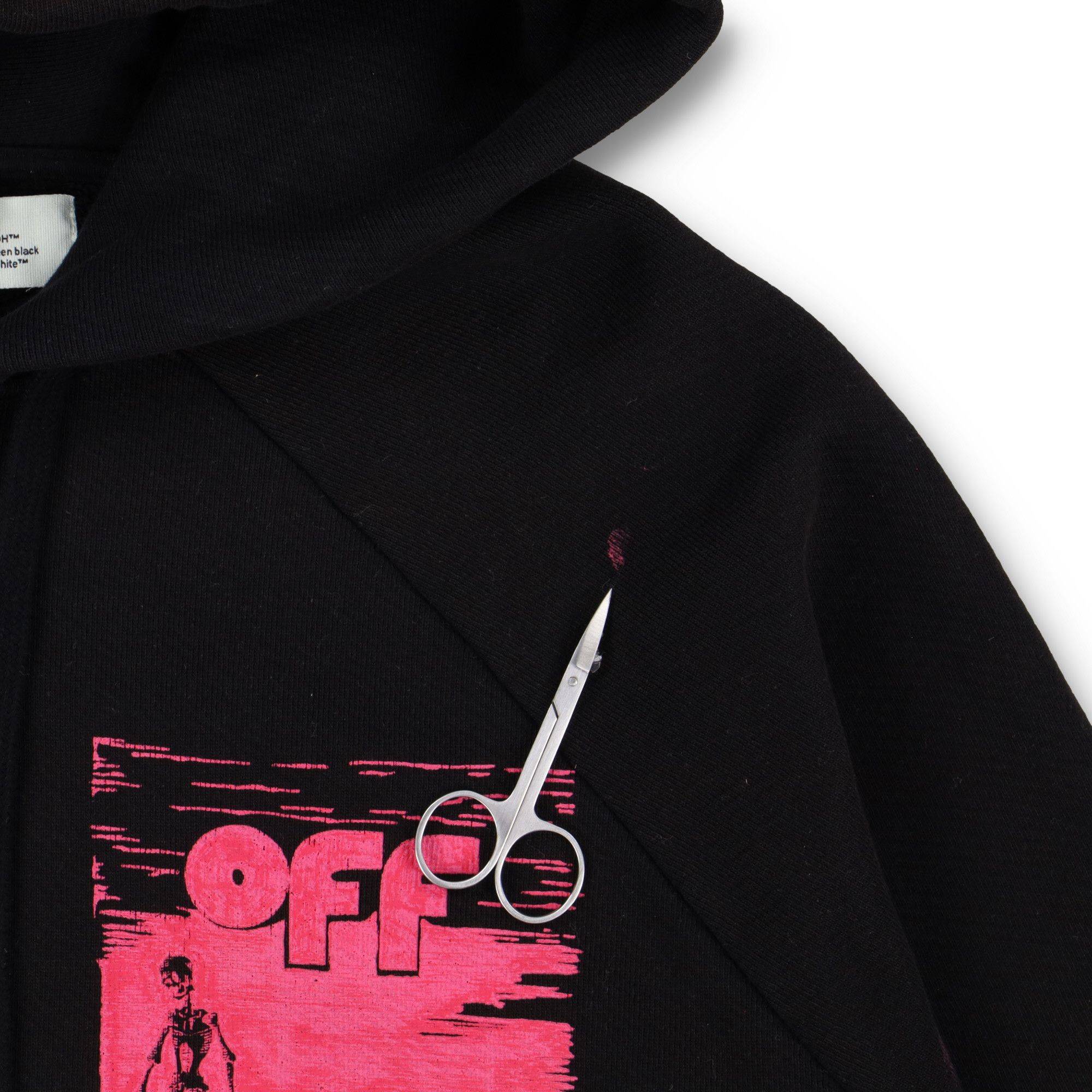 Off-White Black Floating Skulls Double Sleeve Oversized Hoodie Size US M / EU 48-50 / 2 - 6 Thumbnail