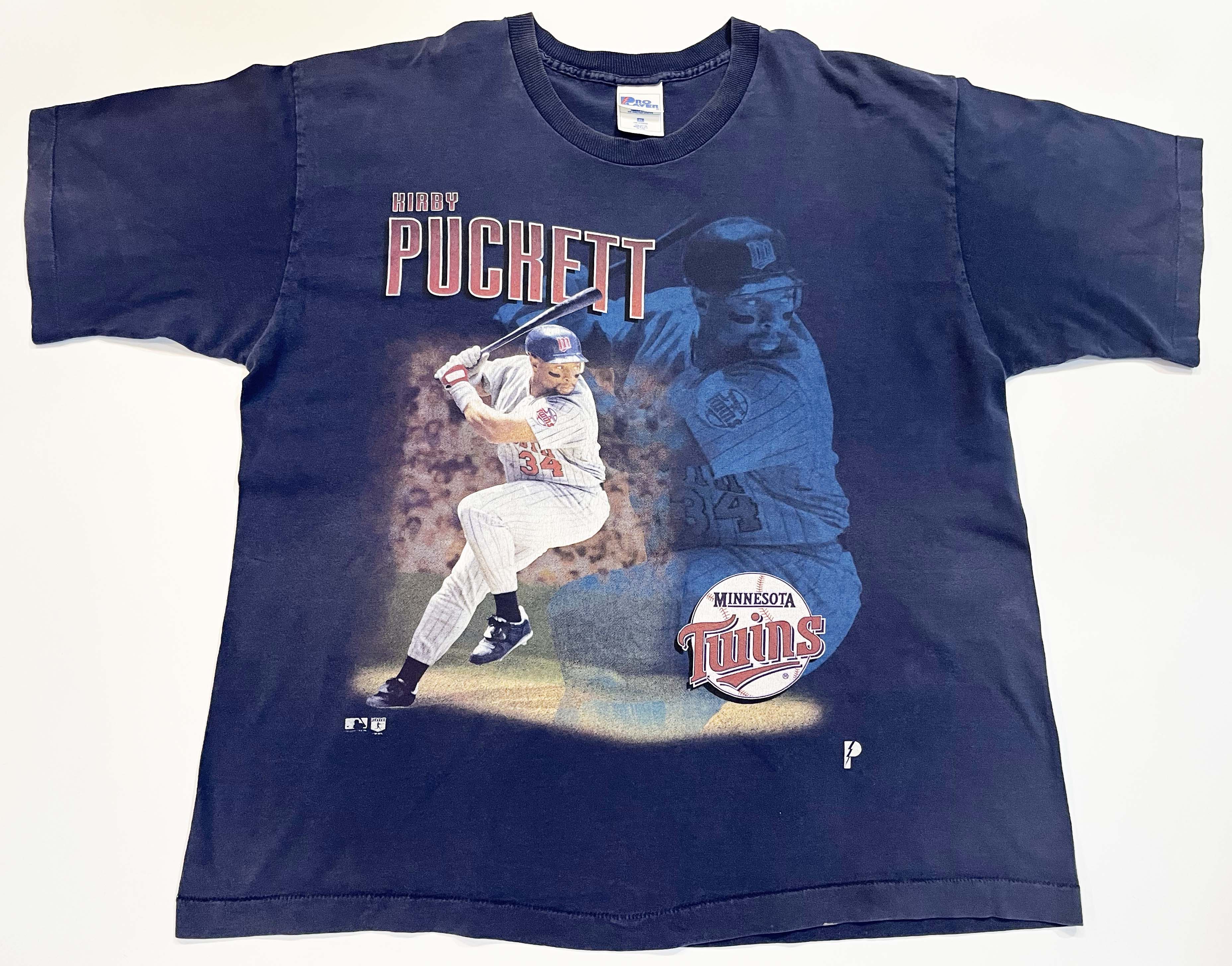 MLB × Pro Player × Vintage Vintage Pro Player 1996 MLB Minnesota Twins Puckett T-Shirt Size US XL / EU 56 / 4 - 1 Thumbnail