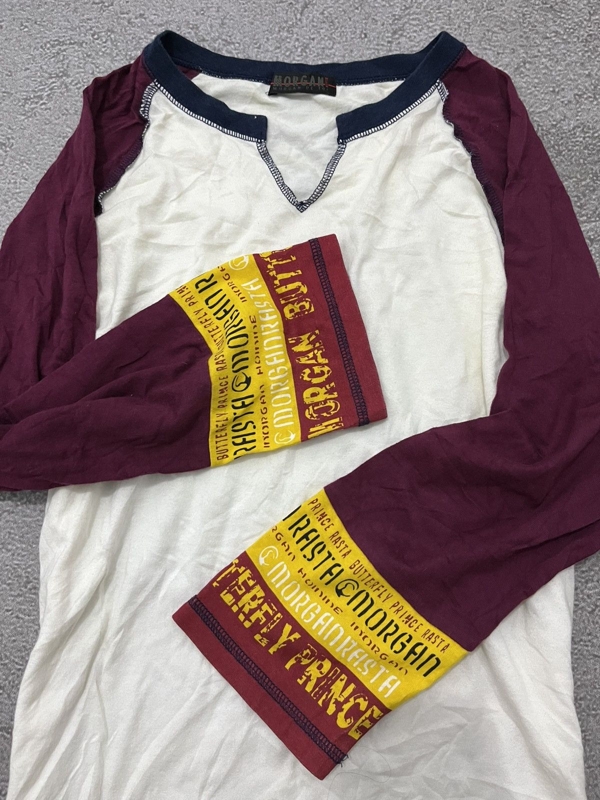 Morgan De Toi Vintage Morgan De Toi Long Sleeve t-shirt Size US M / EU 48-50 / 2 - 2 Thumbnail
