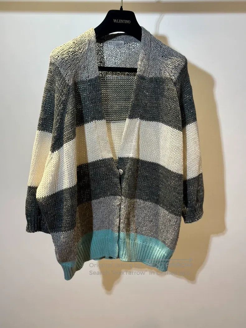 Brunello Cucinelli Brunello Cucinelli Sequined top Size L / US 10 / IT 46 - 1 Thumbnail