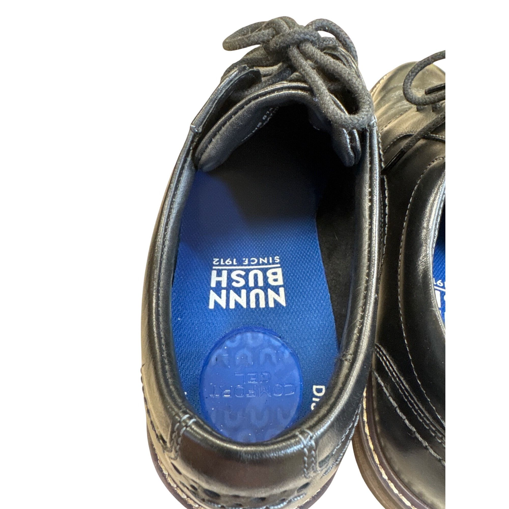 Nunn Bush Nunn Bush Mens Black Leather Oxford Dress Shoes Size 9M SKU Size US 9 / EU 42 - 8 Thumbnail