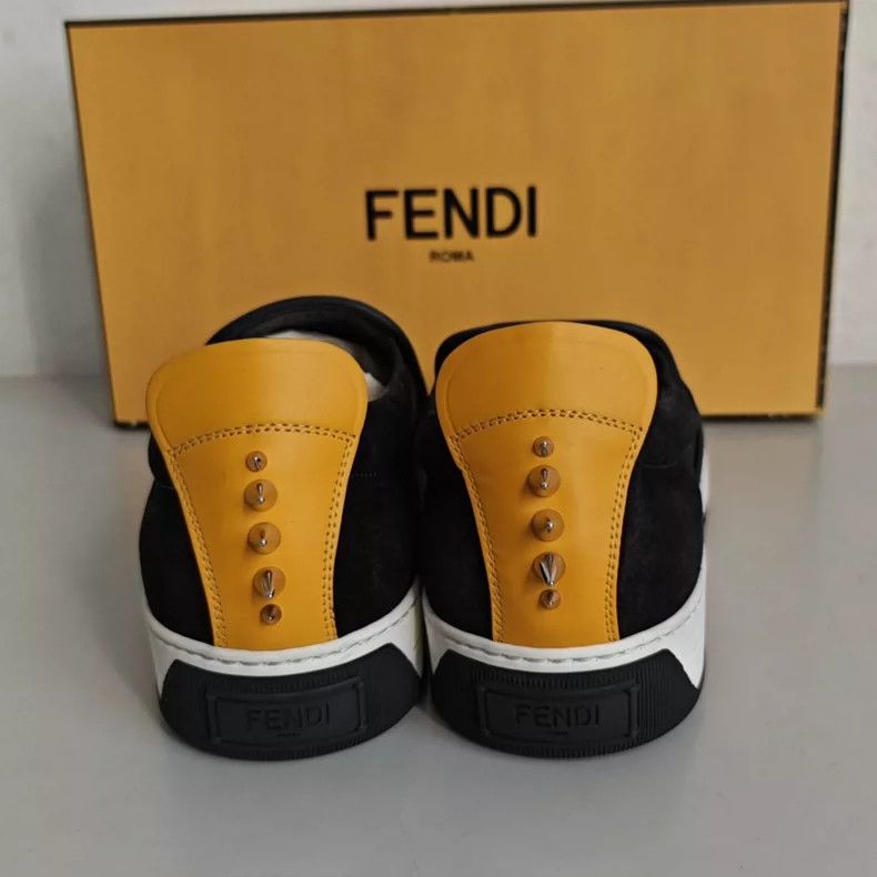 Fendi Fendi small monster suede studded fashion sports casual sh Size US 8 / EU 41 - 3 Thumbnail