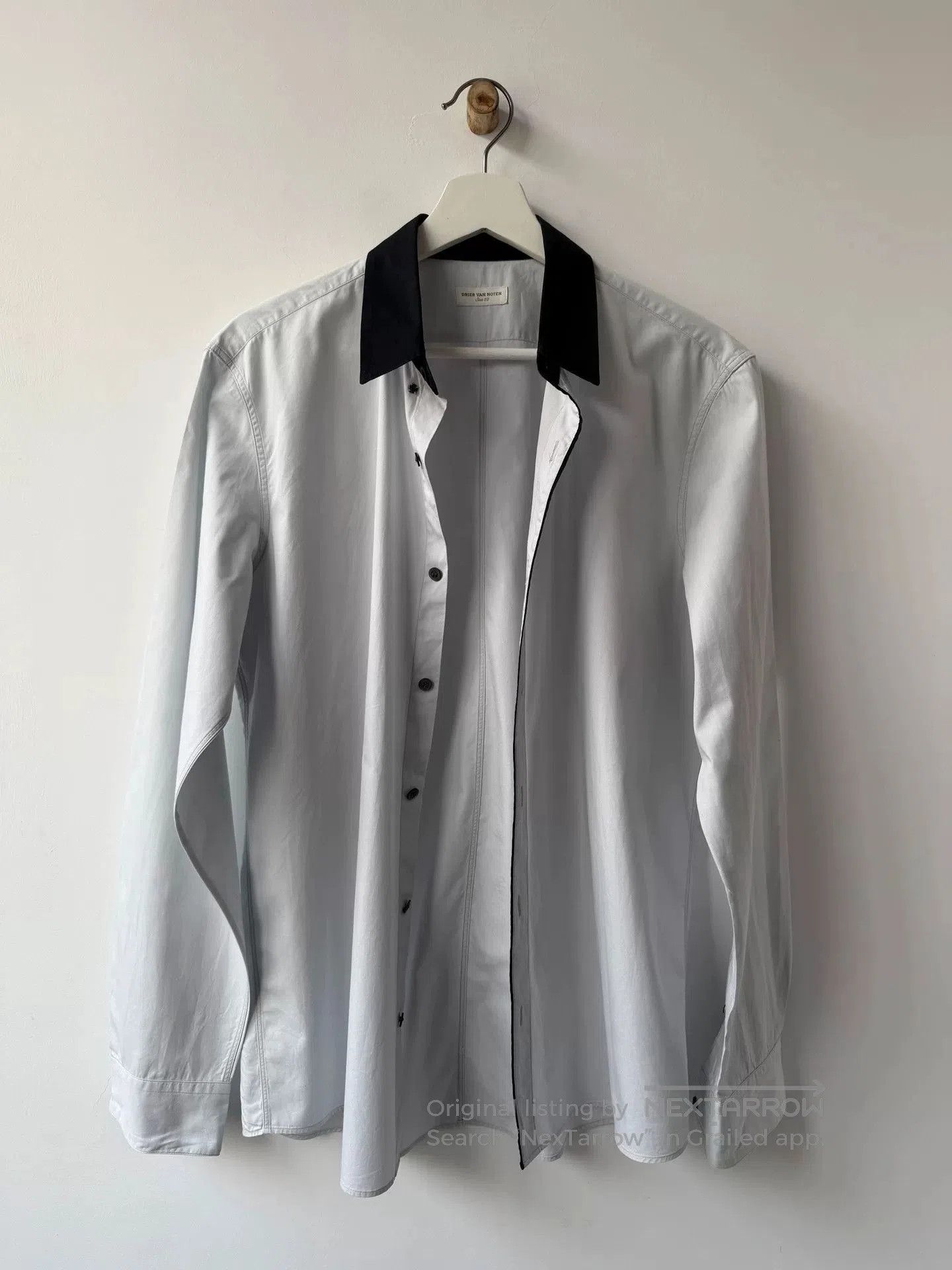 Dries Van Noten dries van noten black and gray shirt. Size US M / EU 48-50 / 2 - 2 Thumbnail