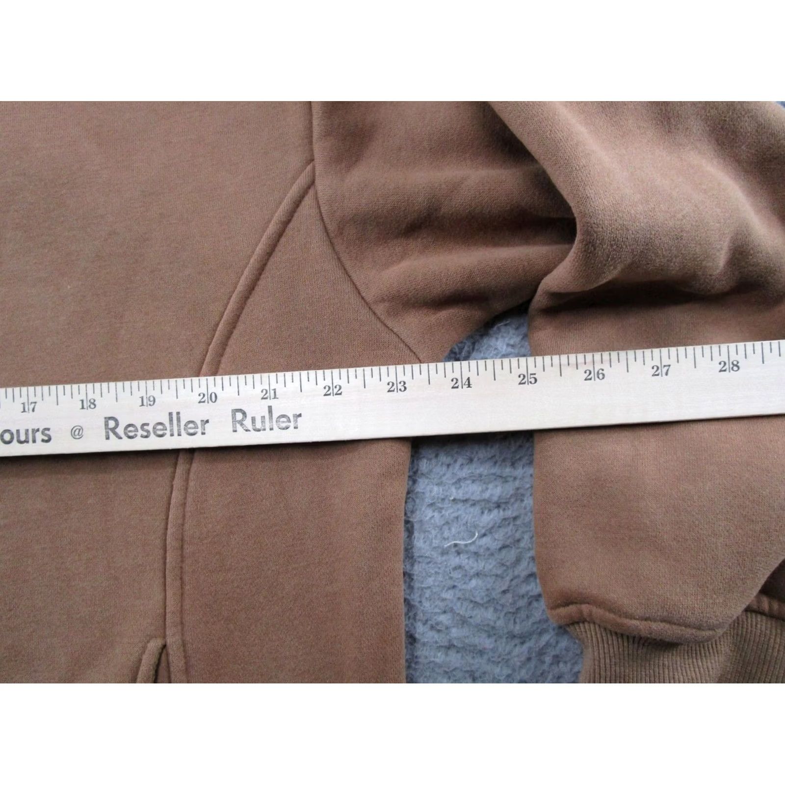 Vintage Anrabess Women's Sweatshirt Pullover 1/4 Zip Brown Pocket Zip Closure Size M Bar Ladies Autumn Winter Spring Activewear Mens Women Girls Boys Size M / US 6-8 / IT 42-44 - 6 Thumbnail