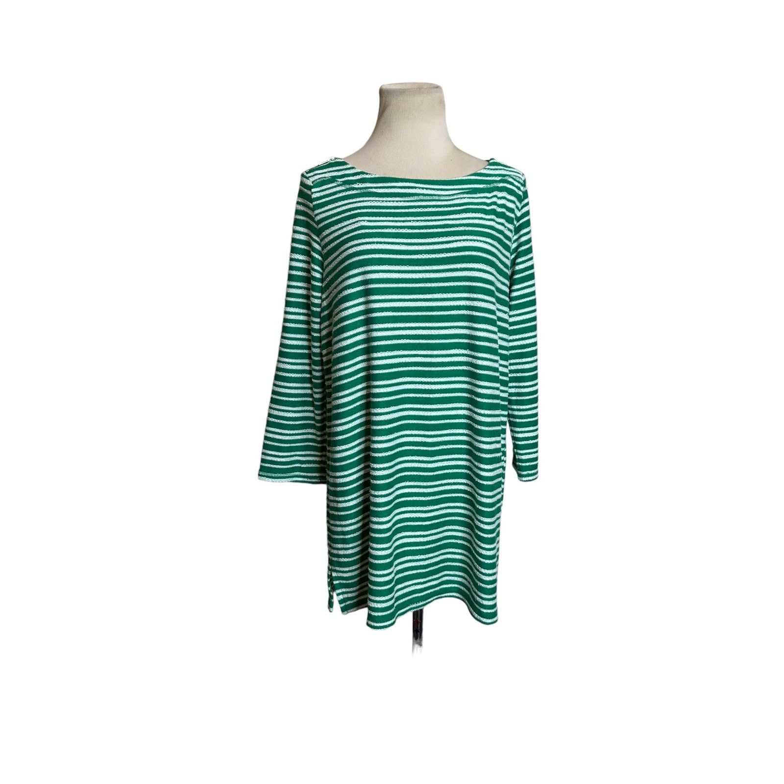 Liz Claiborne Liz Claiborne stripes knit tunic top size Medium Size M / US 6-8 / IT 42-44 - 5 Thumbnail