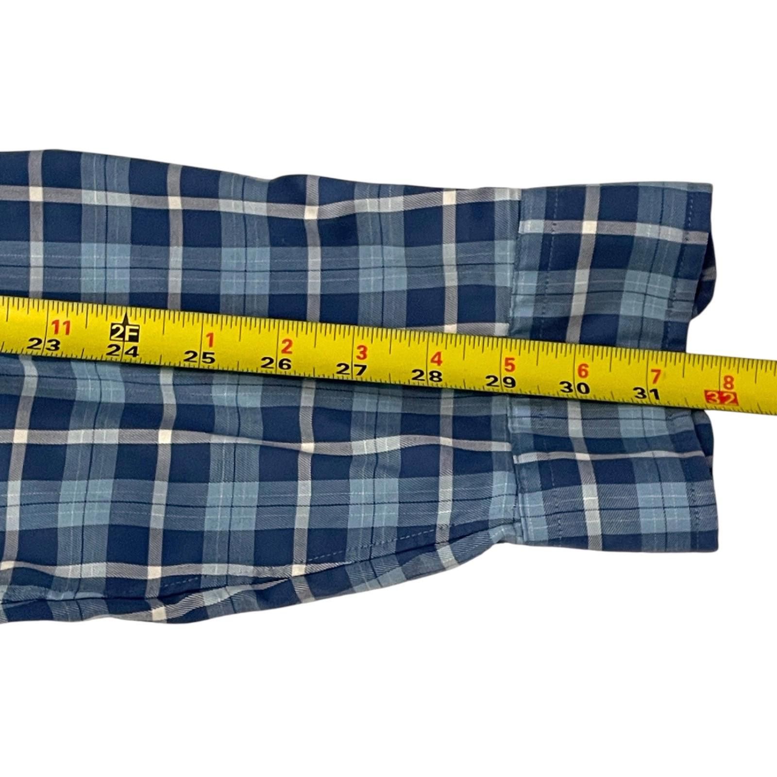 Vineyard Vines Vineyard Vines Mens Slim Fit Tucker Shirt XXL Blue Plaid LS Size US XXL / EU 58 / 5 - 7 Thumbnail