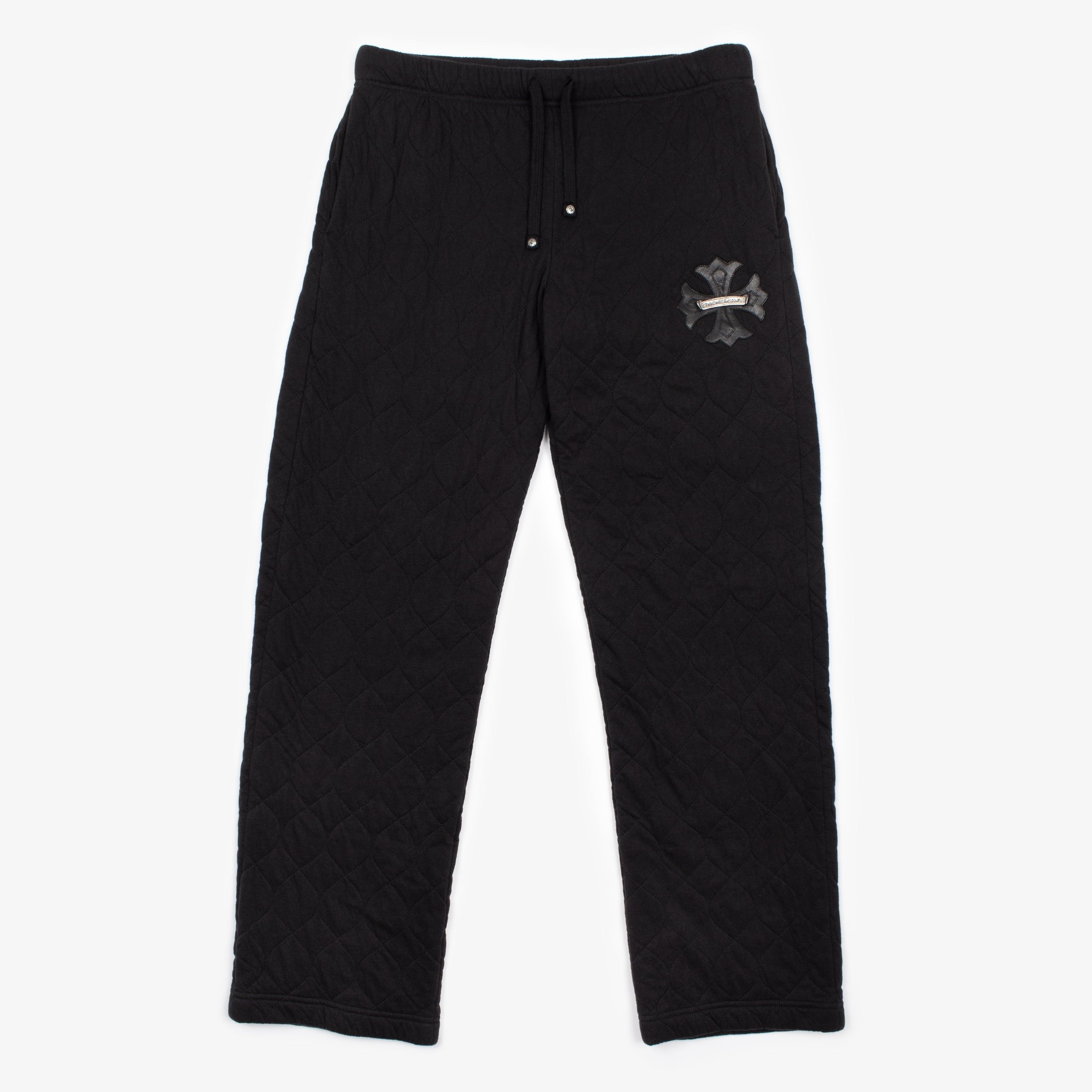 Chrome Hearts CHROME HEARTS QUILTED LEATHER PATCH SWEATPANT Size US 34 / EU 50 - 2 Thumbnail