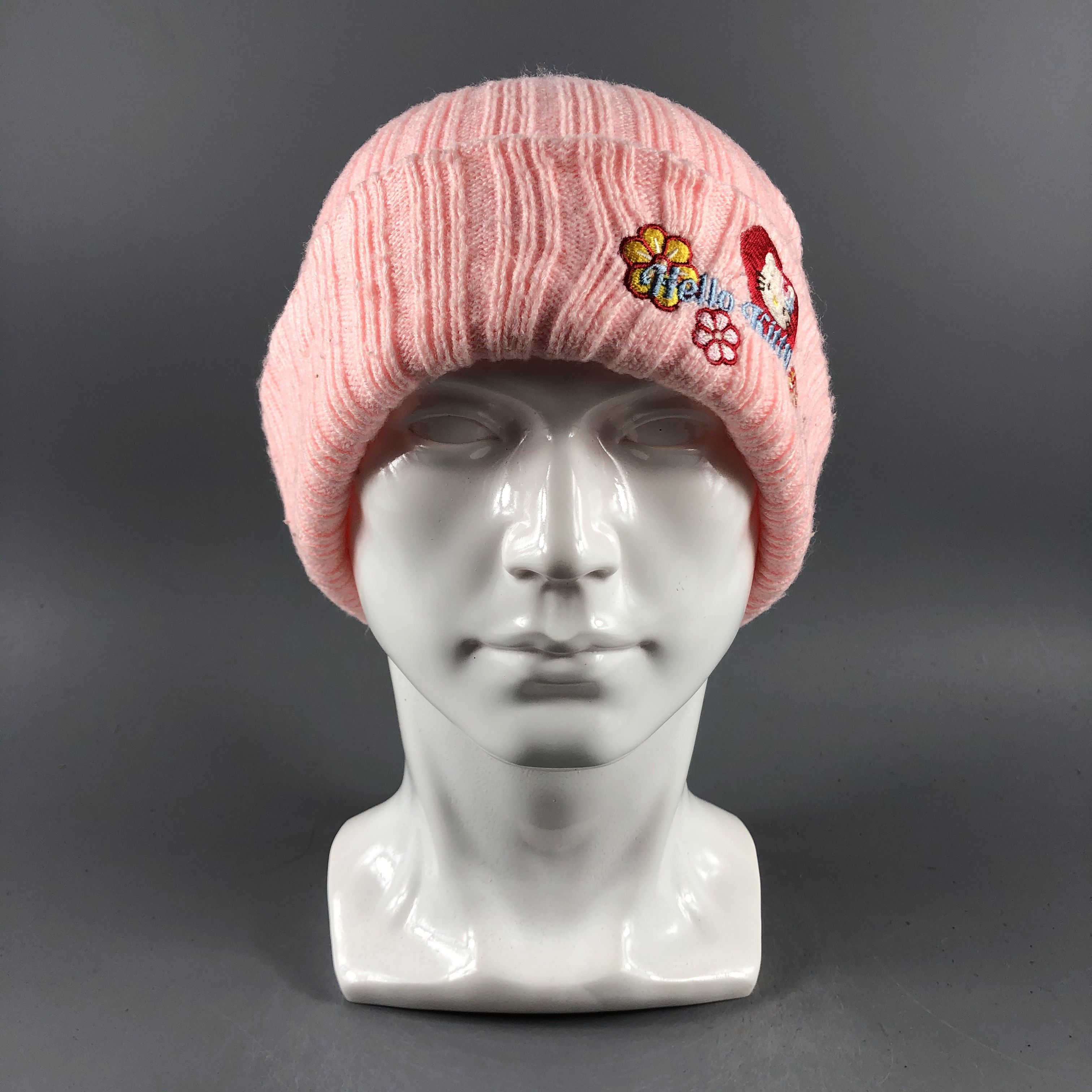 Anime × Japanese Brand × Vintage Womens Hello Kitty Beanie Snow Hat Snow Cap -D493 Size ONE SIZE - 1 Thumbnail