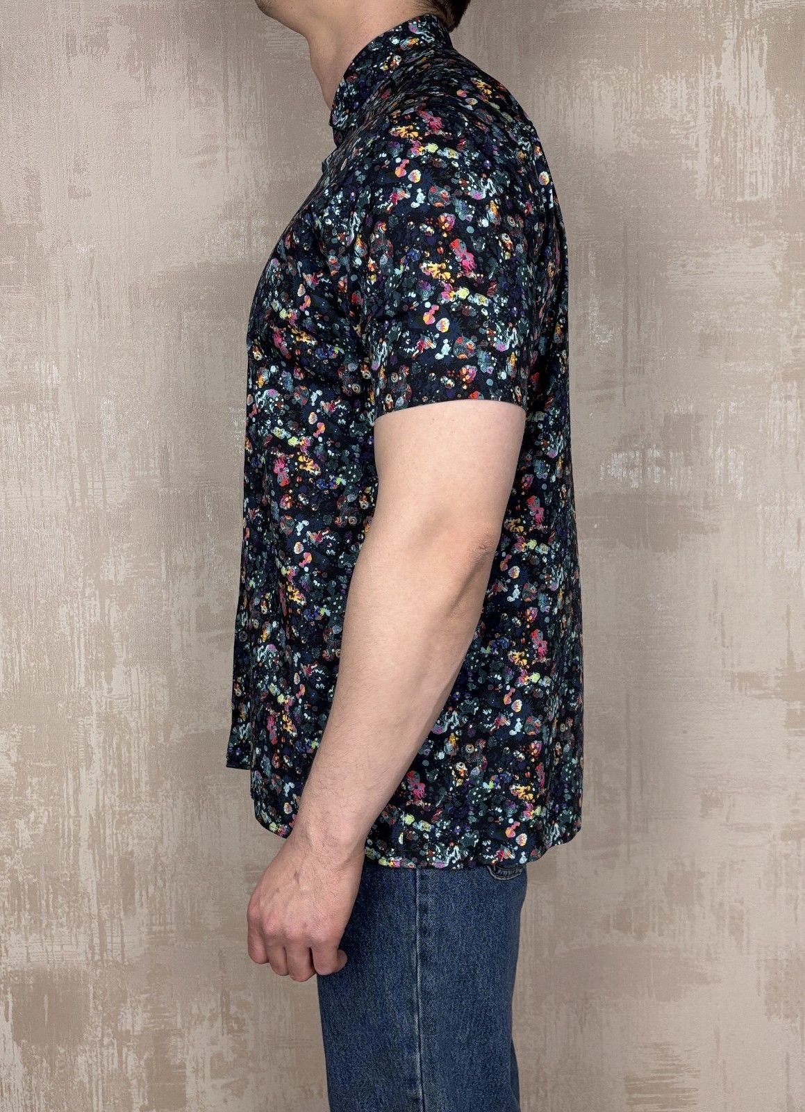 Other Blake Mill Multicolor Pattern Short Sleeve Shirt Size US XL / EU 56 / 4 - 7 Thumbnail