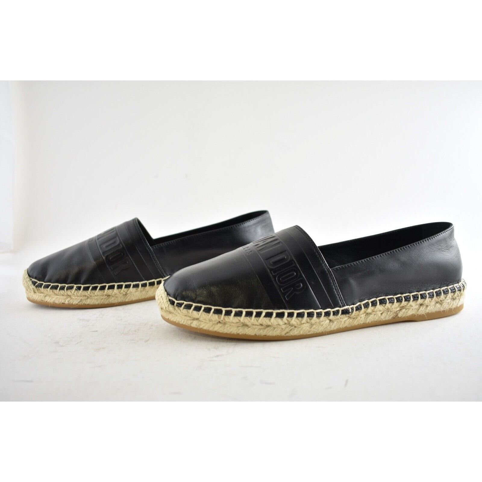 Dior Granville Lambskin Slip Embroidered Espadrille Flat 40 Size US 10 / IT 40 - 9 Thumbnail