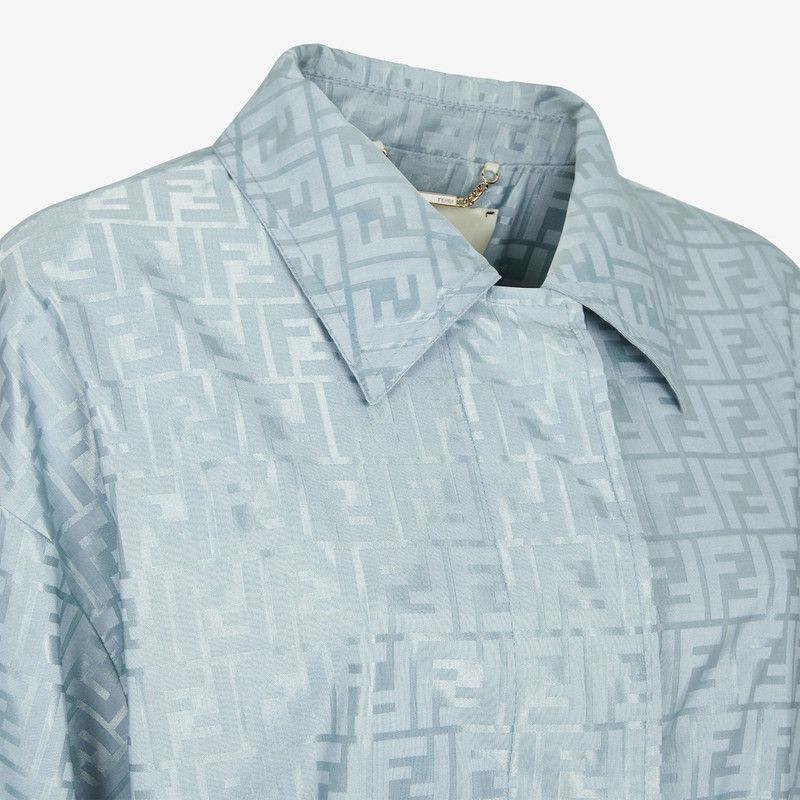 Fendi o1s1wg110326 Overcoat in Light Blue Size M / US 6-8 / IT 42-44 - 3 Thumbnail