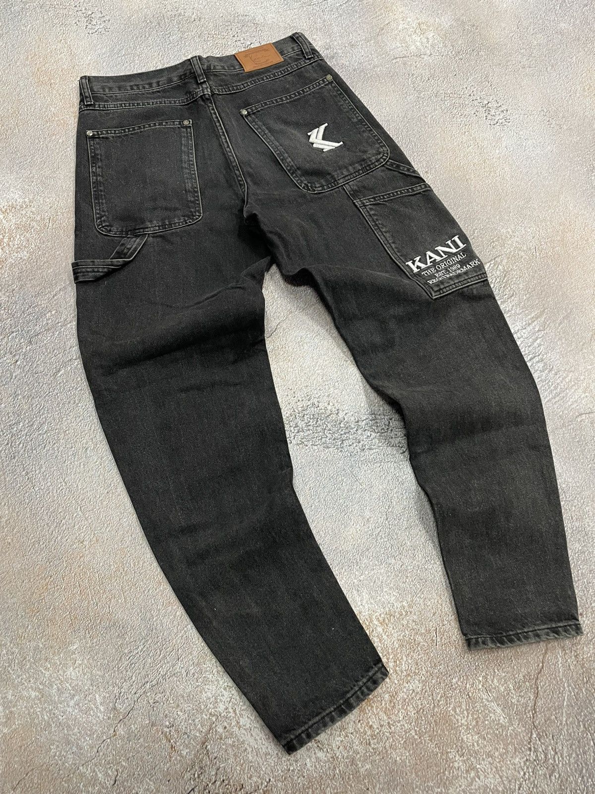 Karl Kani Vintage Karl Kani Black Denim Jeans Size US 30 / EU 46 - 2 Thumbnail