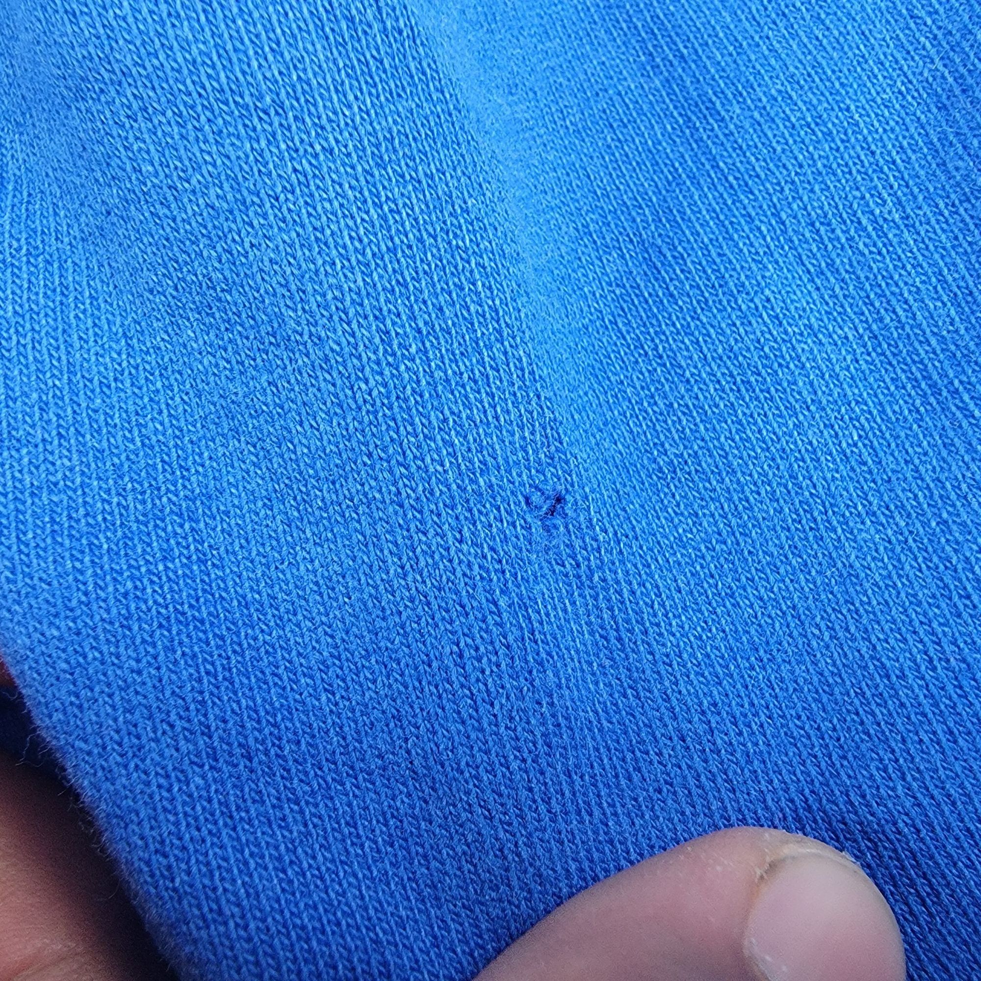 Other × Vintage Vintage Hot Cotton Mens Large Blue Long Sleeve Pocket Tshirt Size US L / EU 52-54 / 3 - 5 Thumbnail