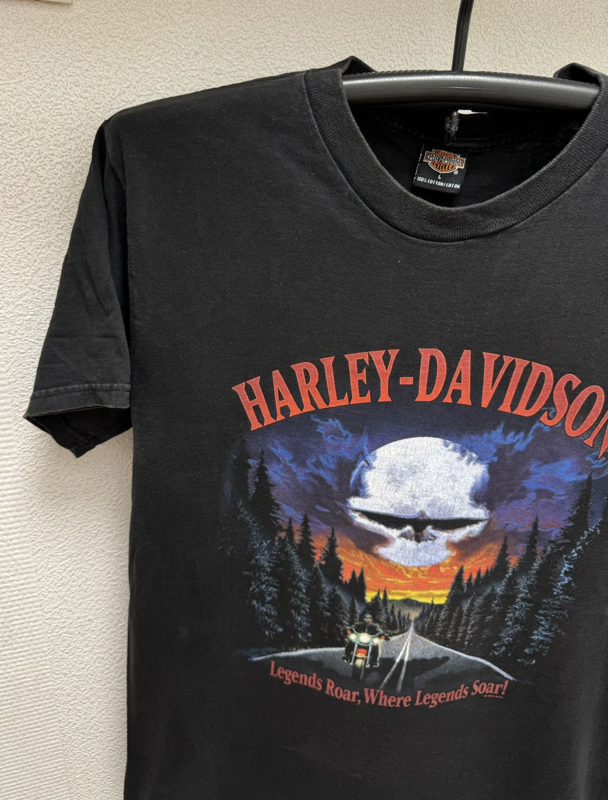 Harley Davidson Harley Davidson made in usa vintage t-shirt 2002 L Legends Size US L / EU 52-54 / 3 - 8 Thumbnail