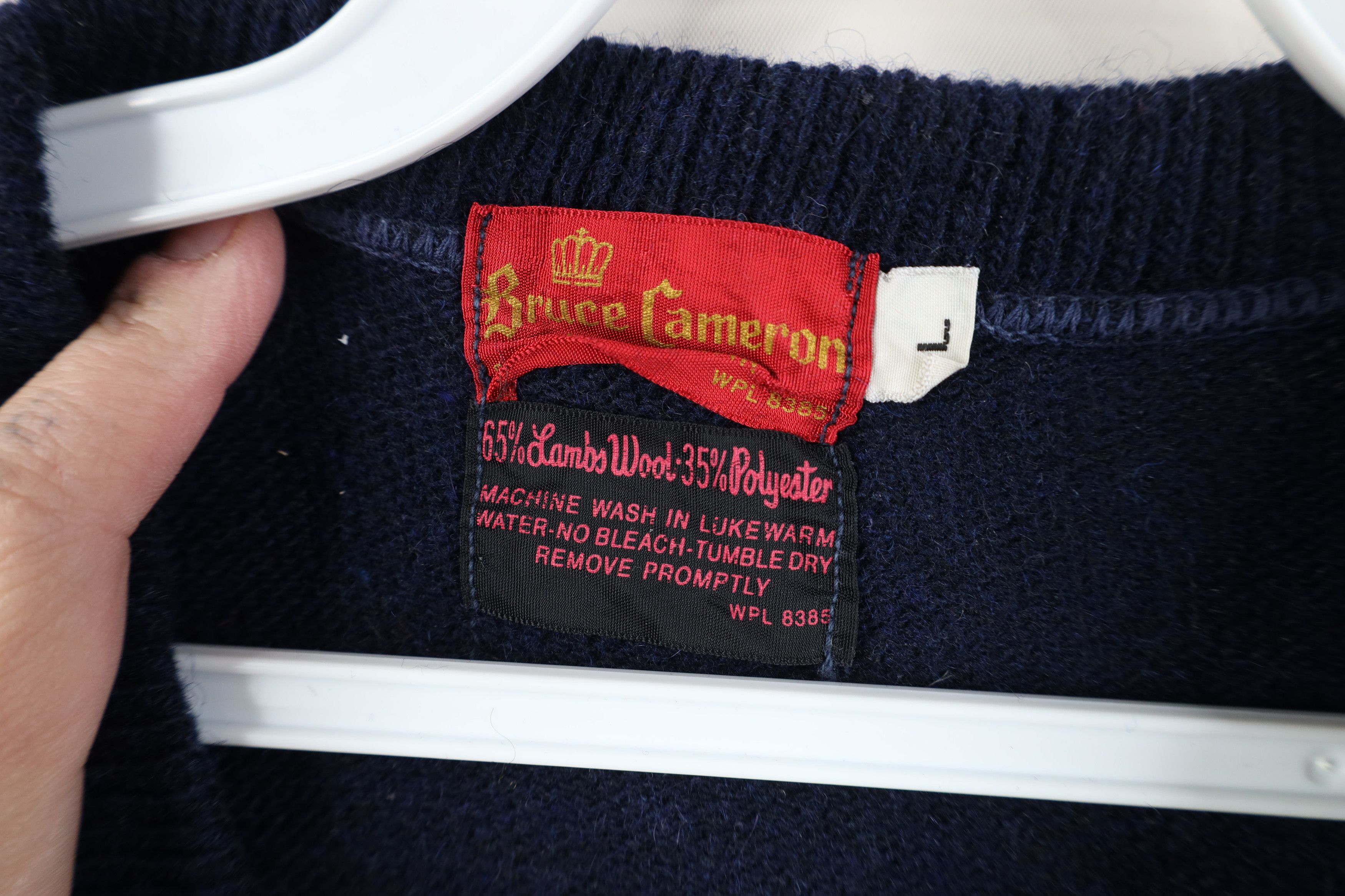 Vintage Vintage 50s Streetwear Lambswool Blend Knit Sweater Vest USA Size L / US 10 / IT 46 - 6 Thumbnail