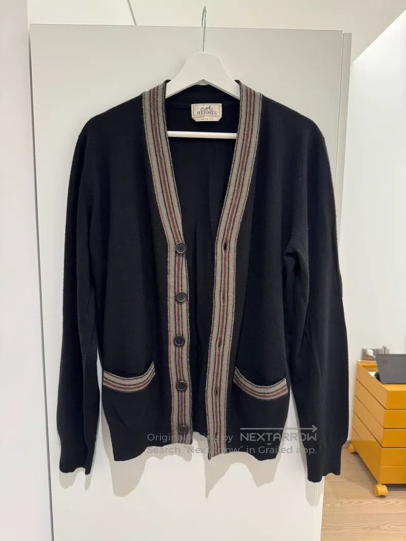 Hermes Hermes Men's Cashmere Cardigan Size US M / EU 48-50 / 2 - 1 Thumbnail