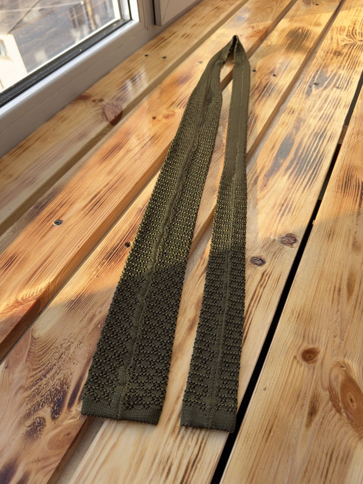 Japanese Brand Archive Retro Luxury Vintage Kapital Yohji Style Knit Tie Size ONE SIZE - 5 Thumbnail